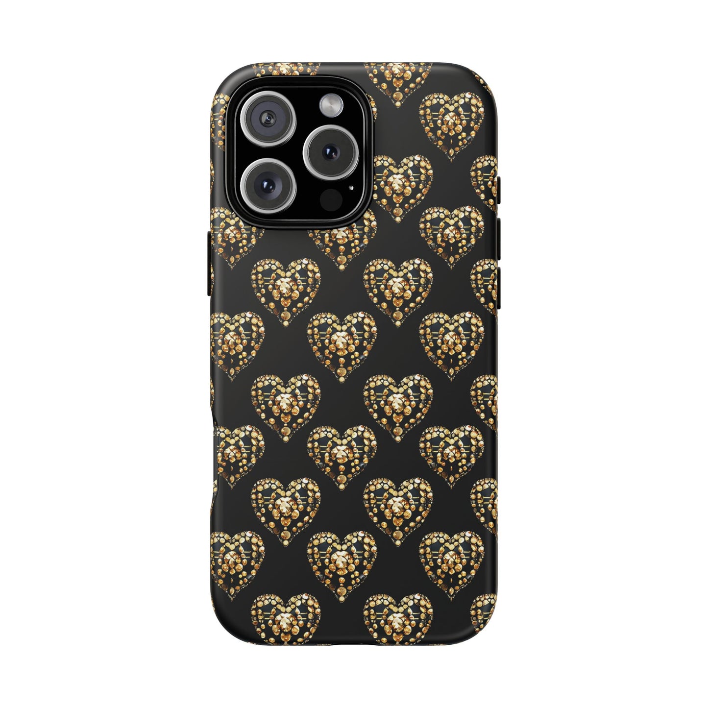 Golden Heart Luxe Phone Case