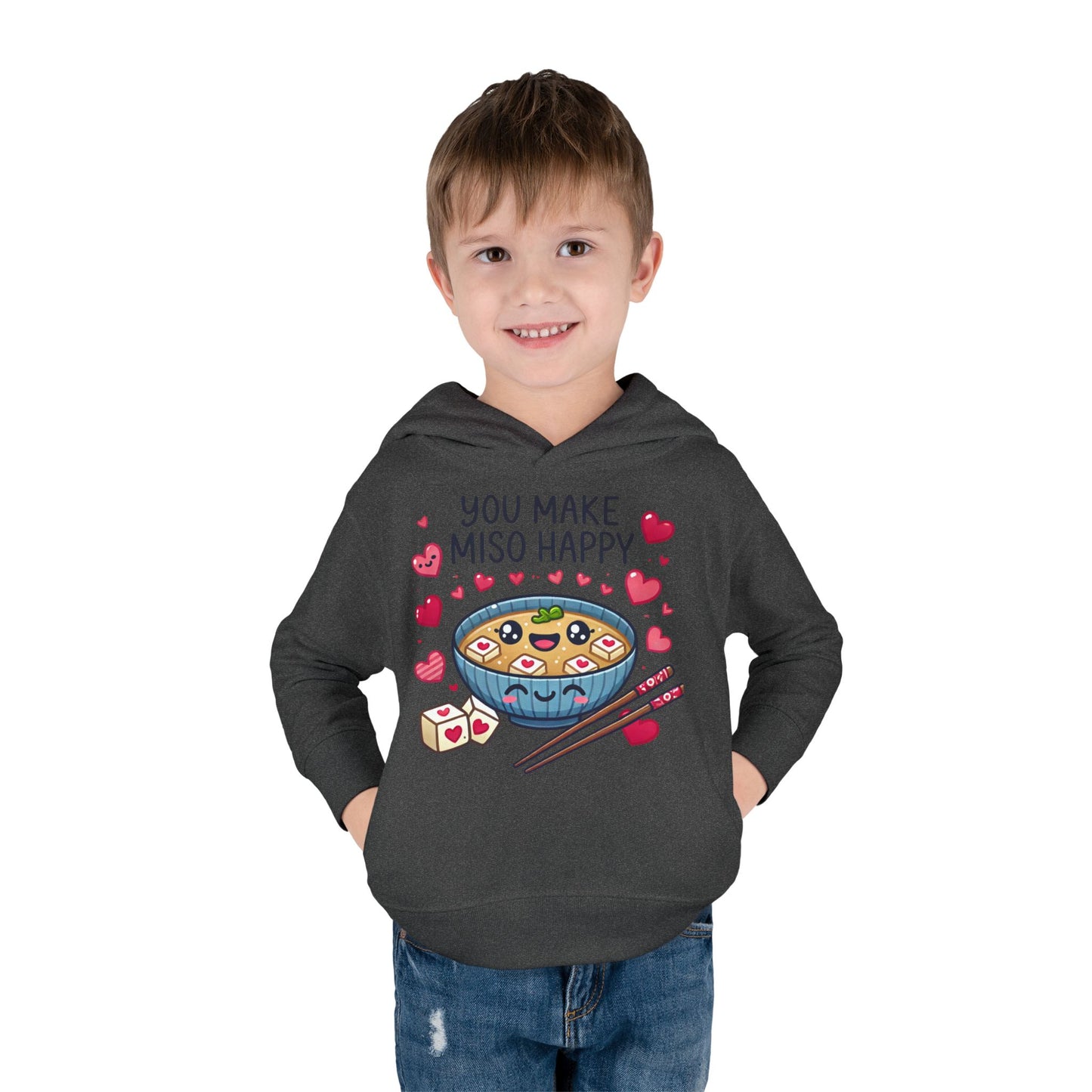 "You Make Miso Happy" Toddler Hoodie