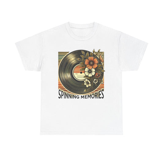 "Spinning Memories" Unisex Cotton Tee