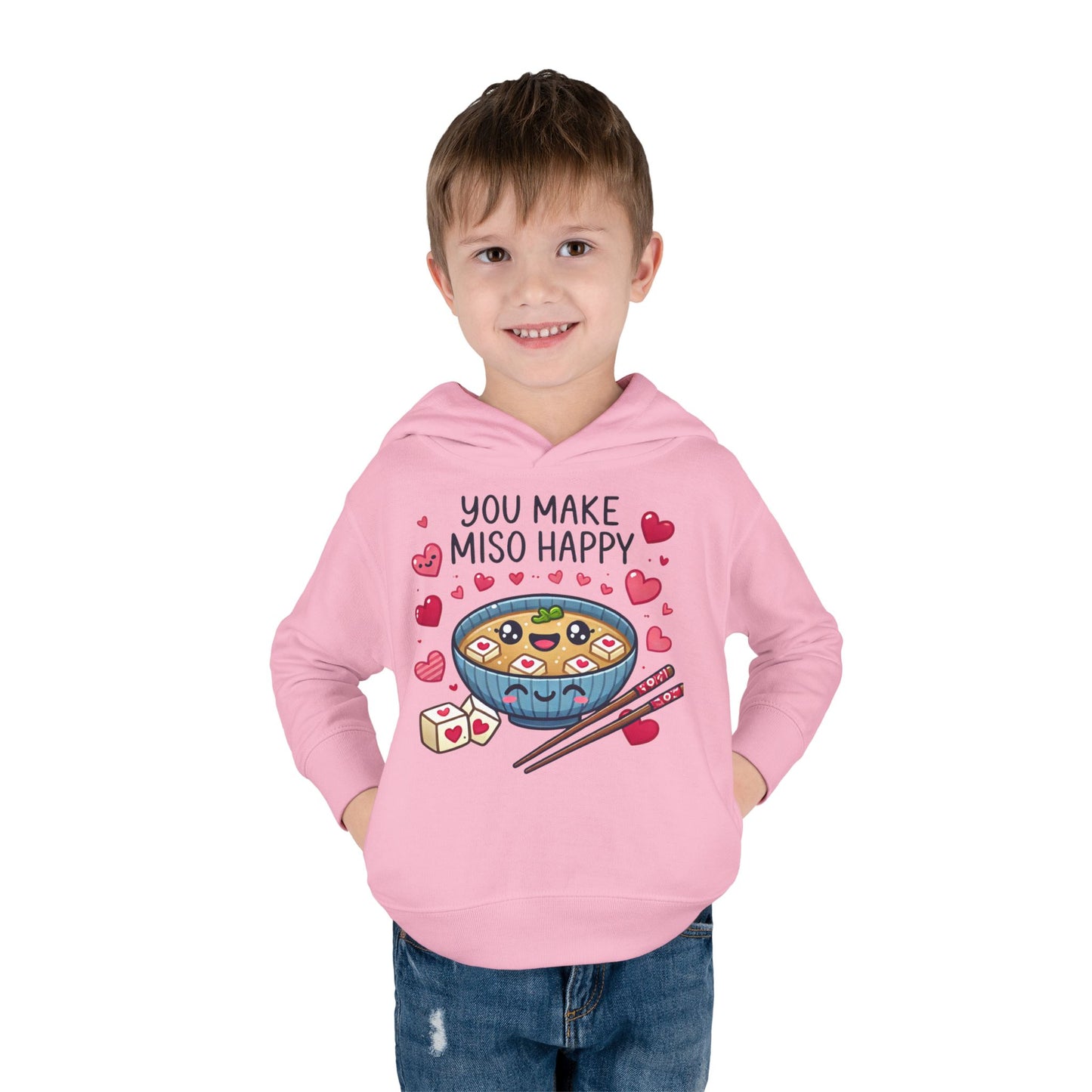 "You Make Miso Happy" Toddler Hoodie
