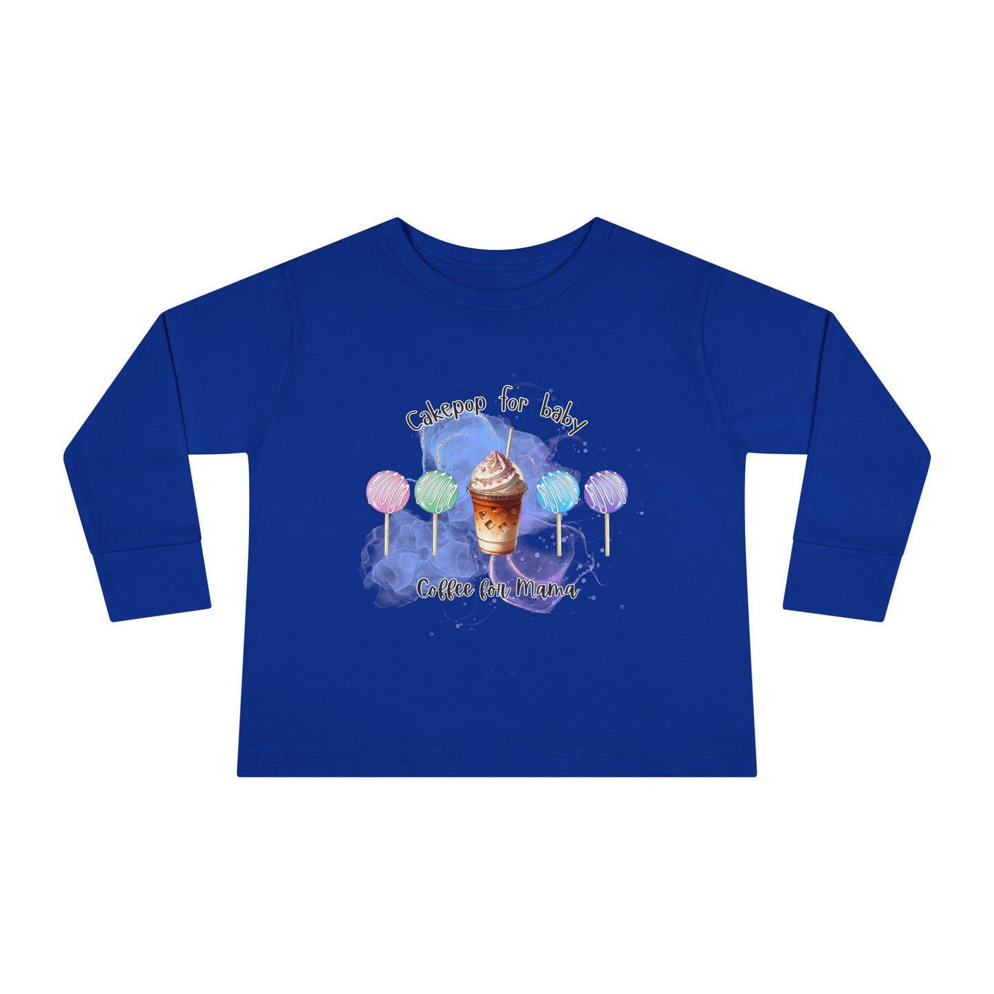 Cakepop & Coffee Toddler Long Sleeve Tee – Sweet Moments, Cozy Comfort