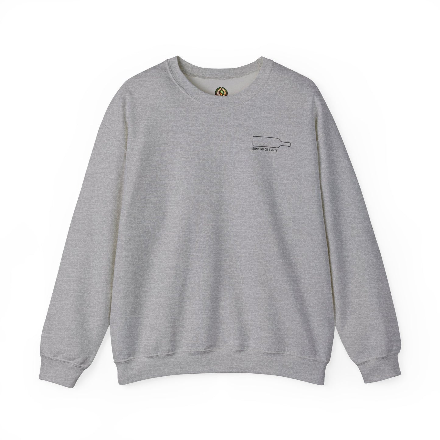 "Running on Empty" Unisex Crewneck Sweatshirt