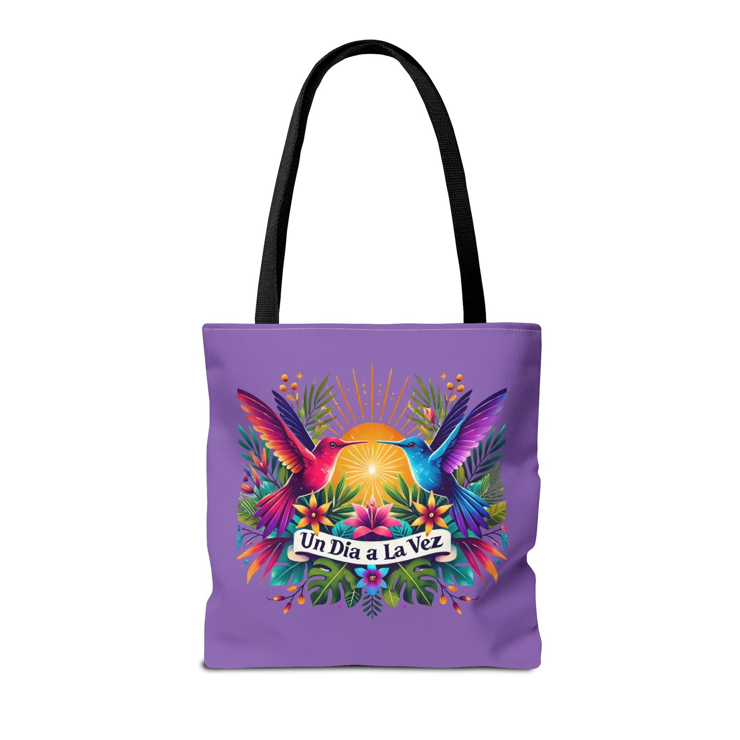"Un Día a la Vez" Tropical Sunrise Tote Bag