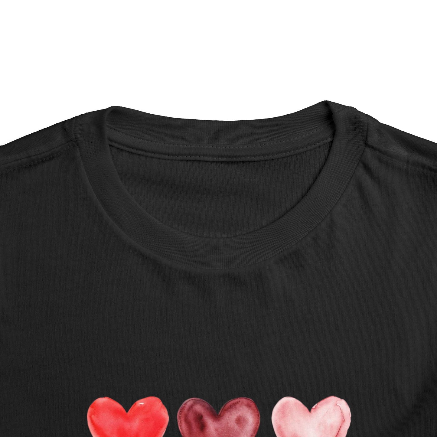 "Little Love Bug" Watercolor Heart Toddler Tee