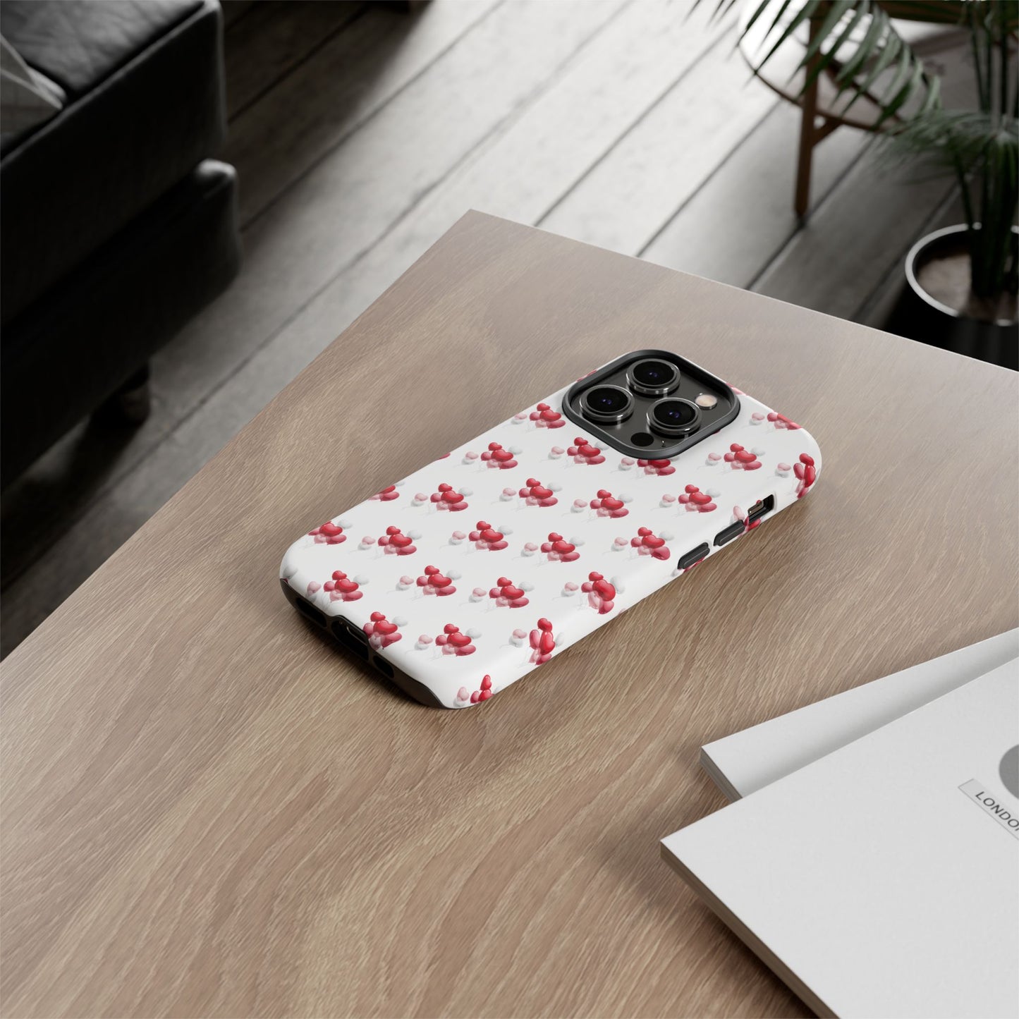 Floating Hearts Tough Phone Case