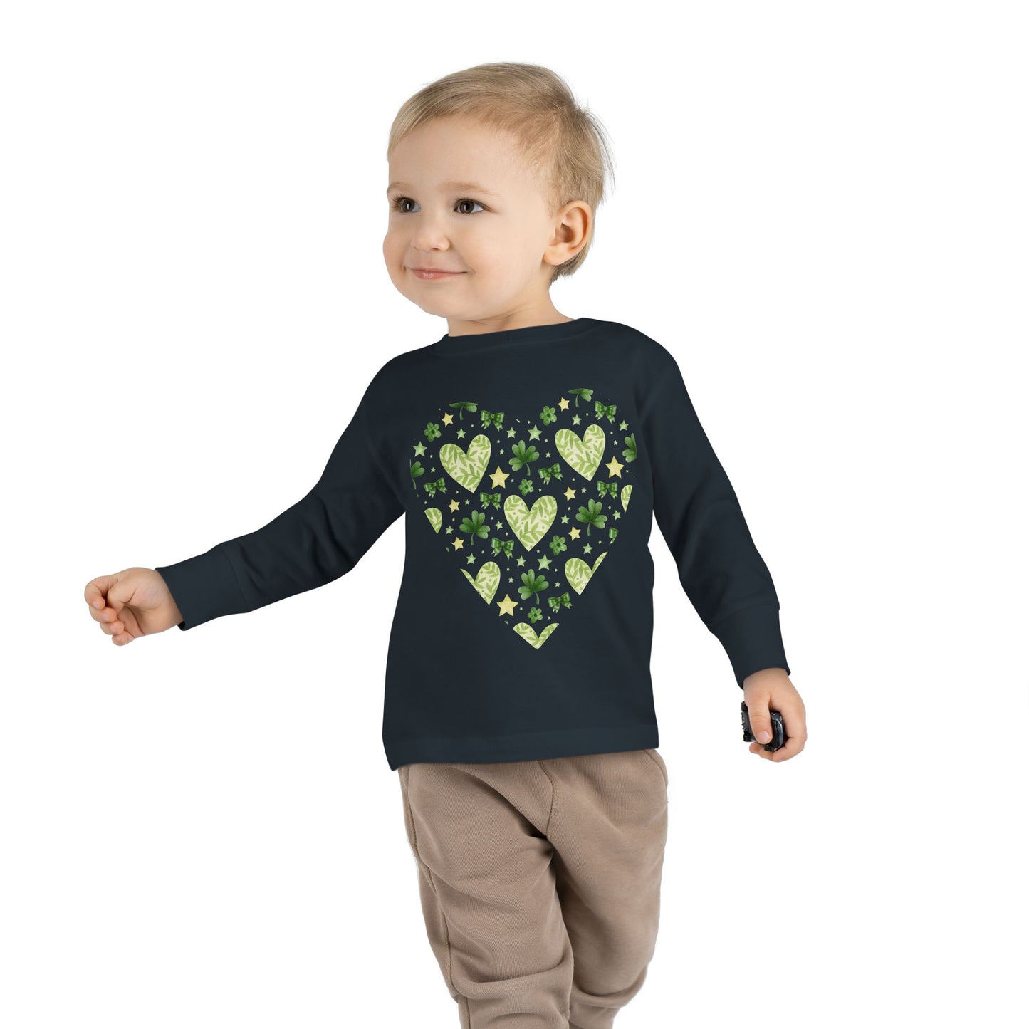 Lucky in Love 🍀 Toddler Long Sleeve Tee