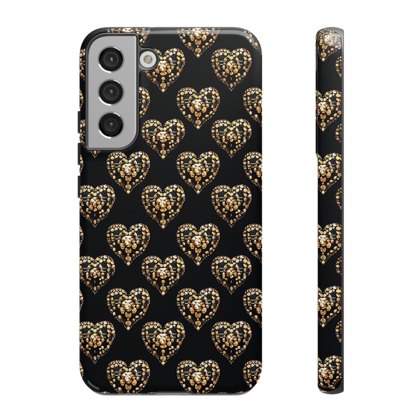 Golden Heart Luxe Phone Case