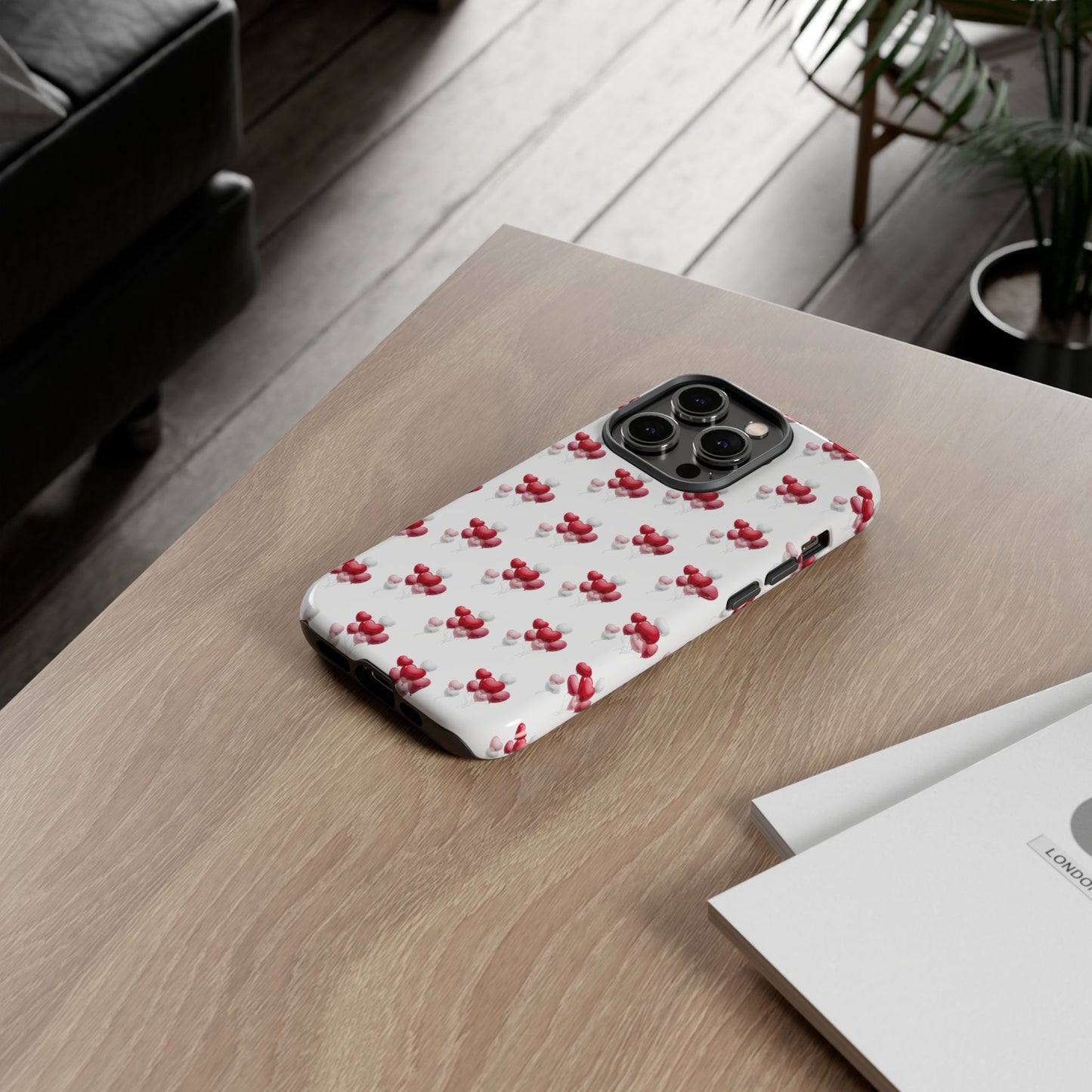 Floating Hearts Tough Phone Case