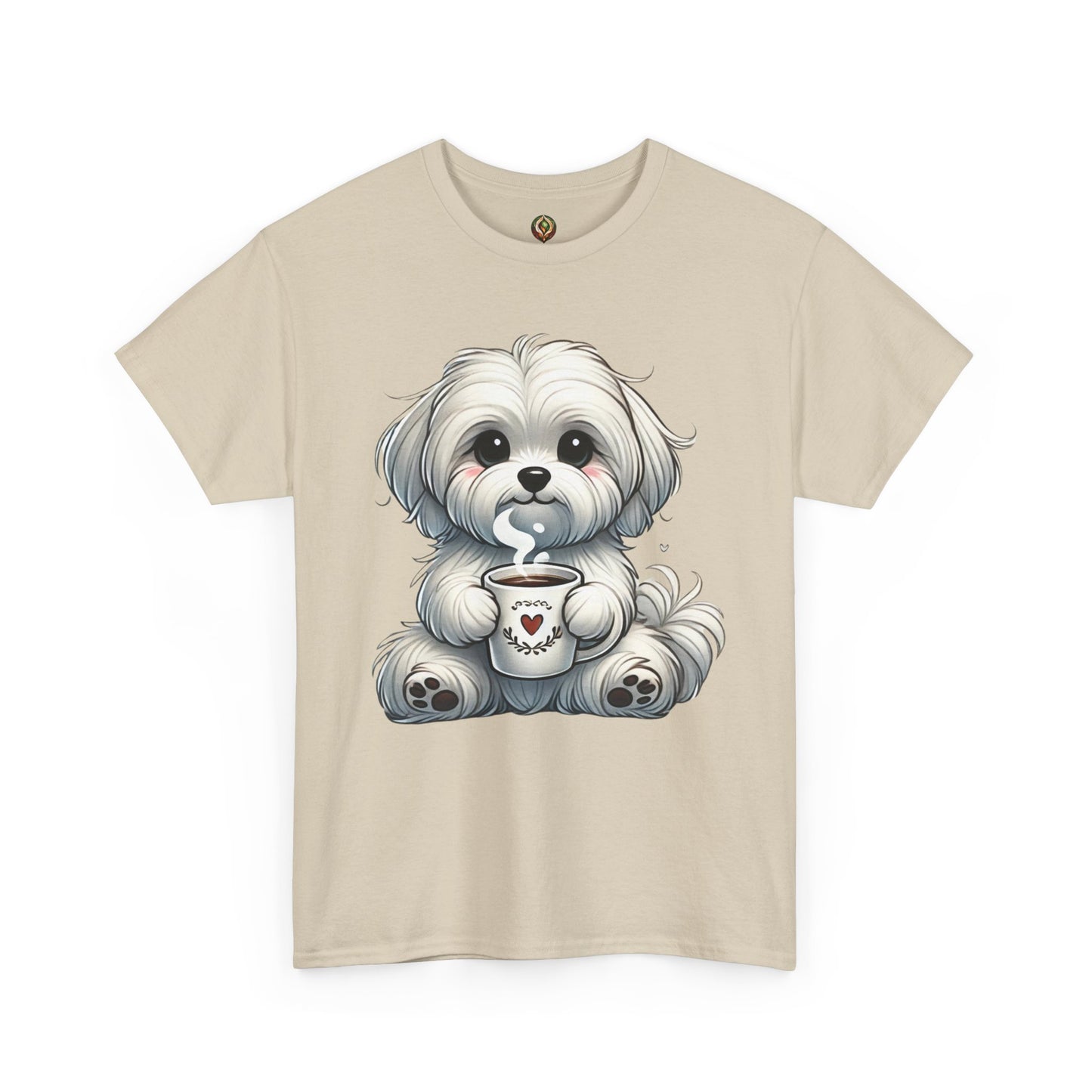 "Puppy Love Coffee Time" Unisex Tee
