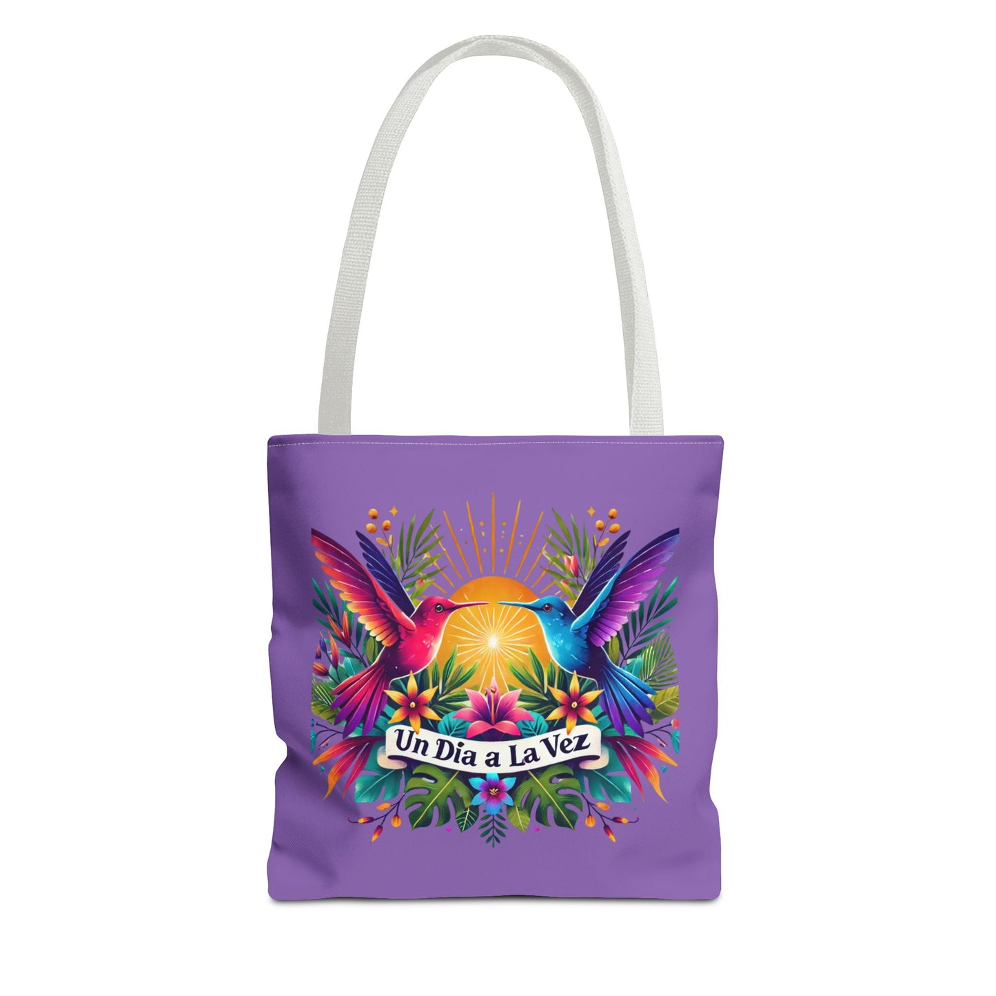"Un Día a la Vez" Tropical Sunrise Tote Bag