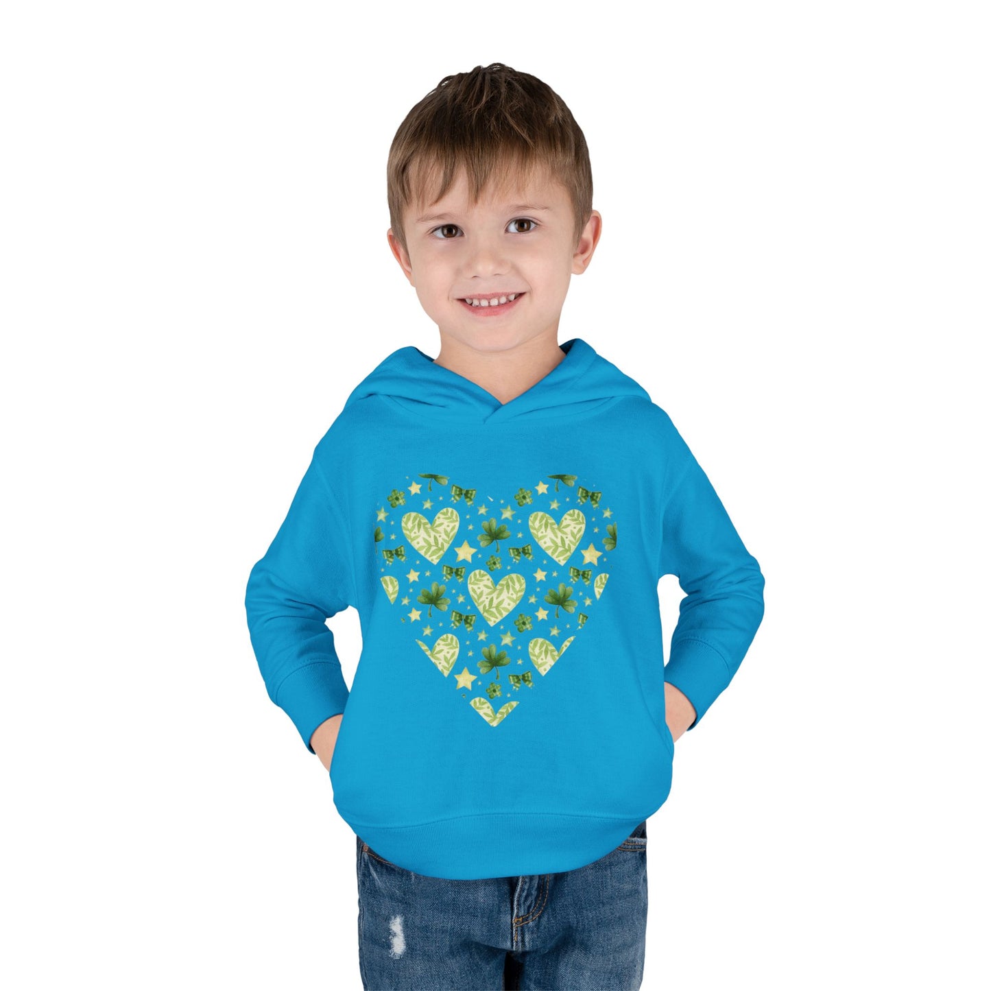 Lucky in Love 🍀 Toddler Pullover Hoodie