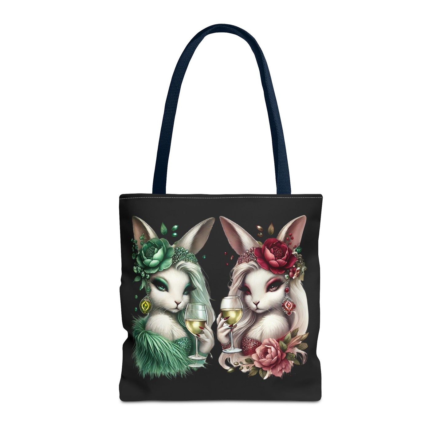 Vero Vino & Rosalie Rouge – Glam Bunny Tote Bag 🍷💅