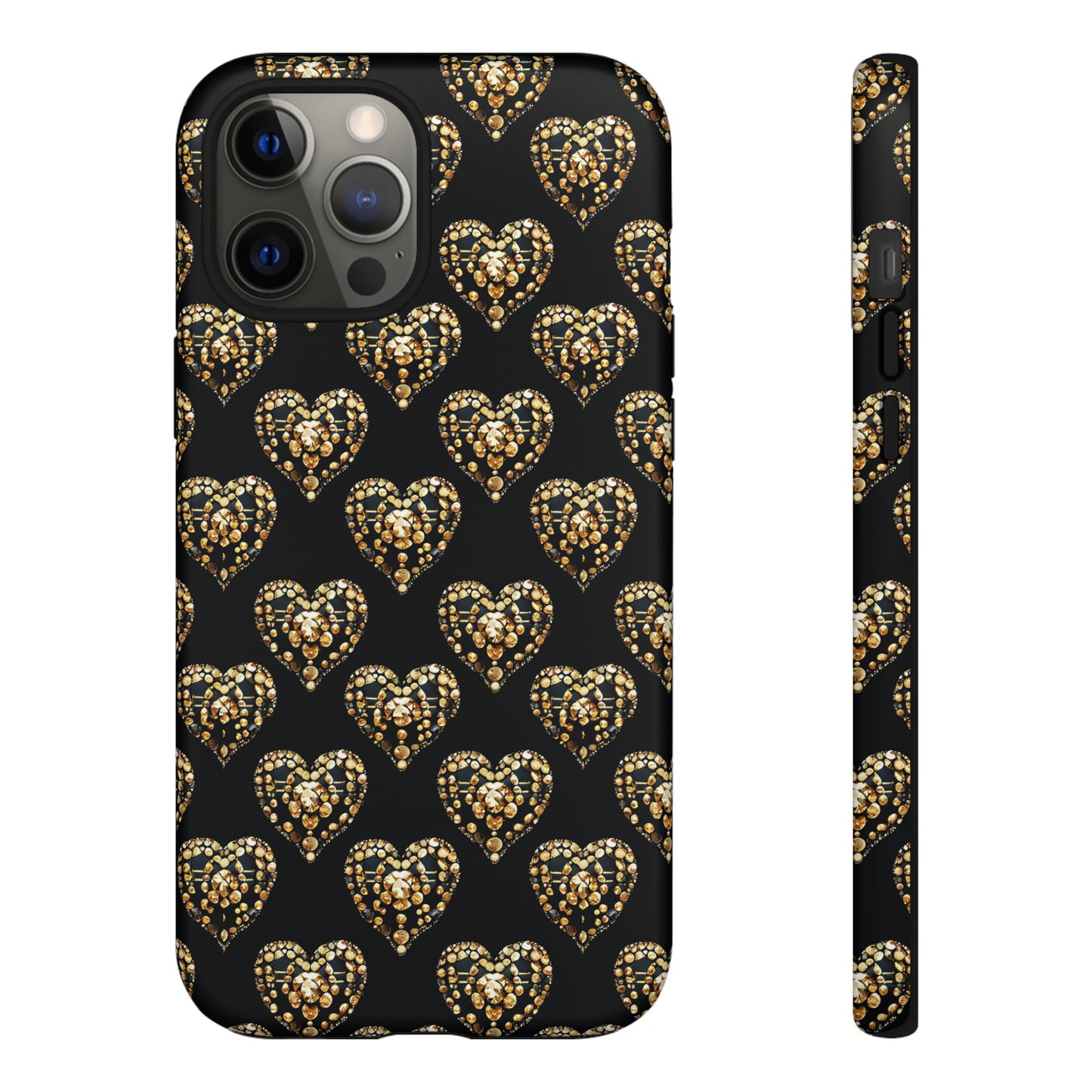 Golden Heart Luxe Phone Case