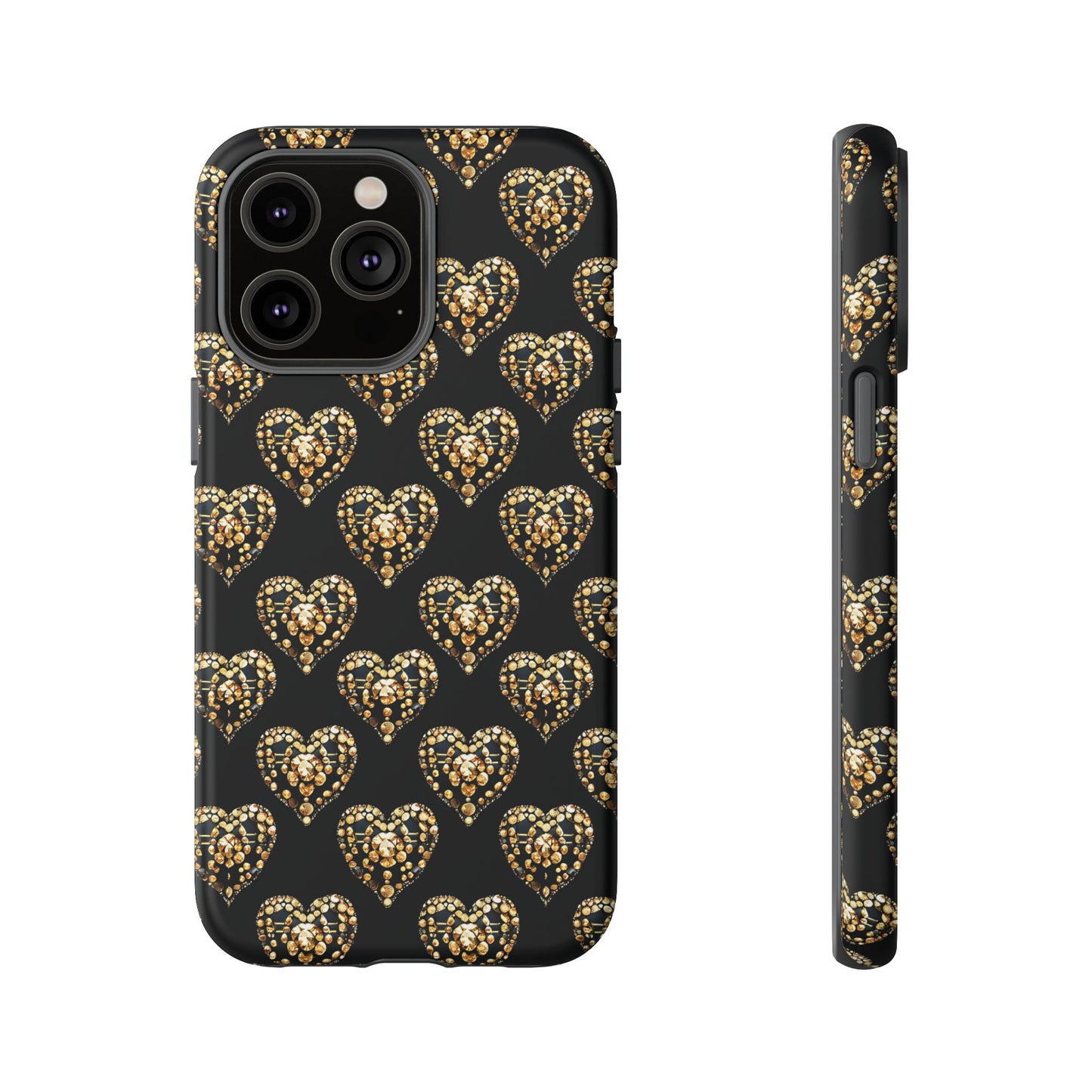Golden Heart Luxe Phone Case