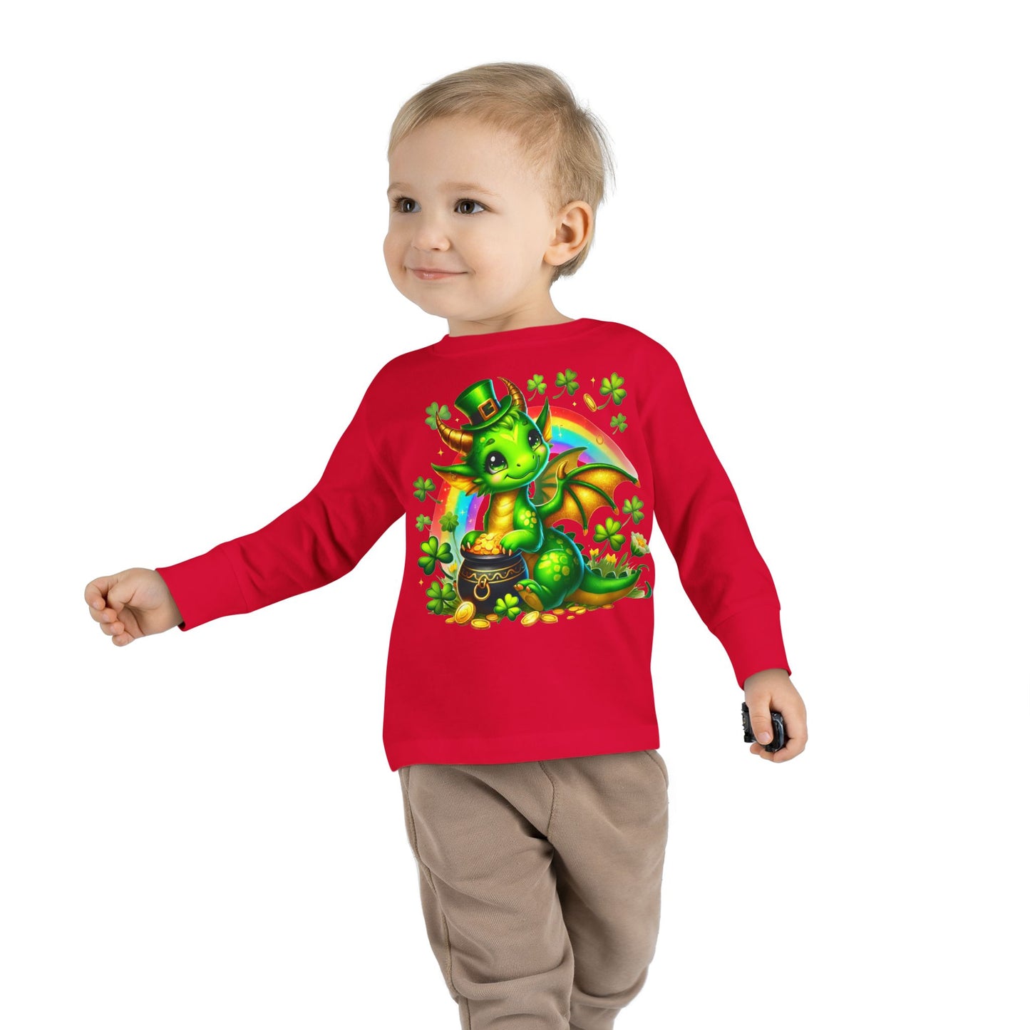 Lucky Little Dragon 🍀 Toddler Long Sleeve Tee