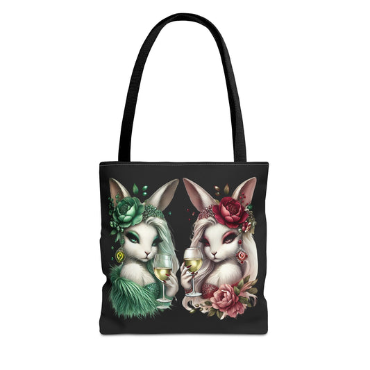 Vero Vino & Rosalie Rouge – Glam Bunny Tote Bag 🍷💅