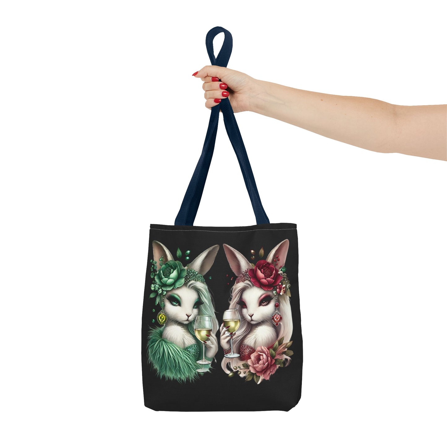 Vero Vino & Rosalie Rouge – Glam Bunny Tote Bag 🍷💅