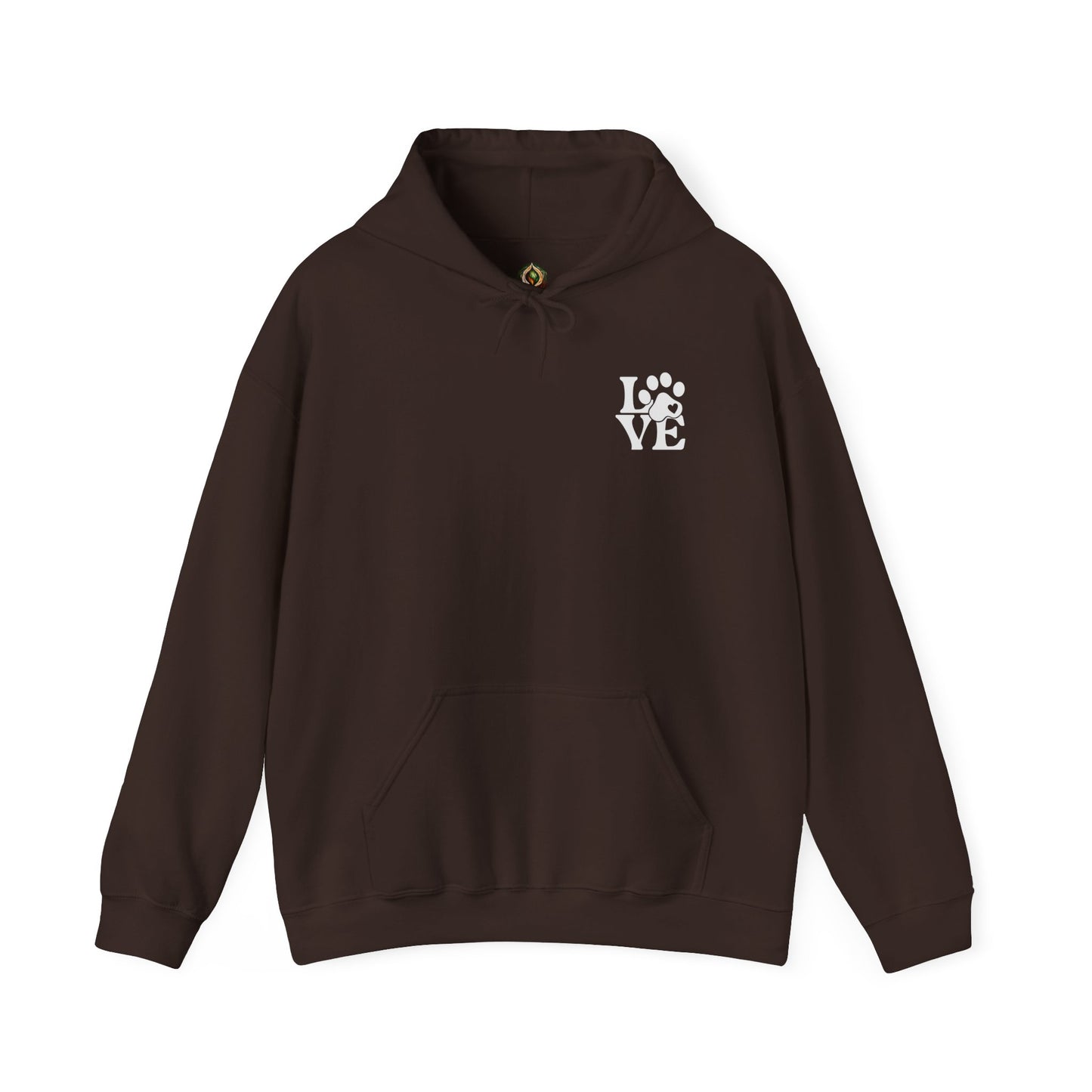 Cozy Love Paw-Print Unisex Hoodie