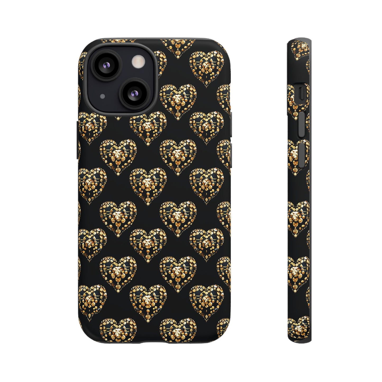 Golden Heart Luxe Phone Case