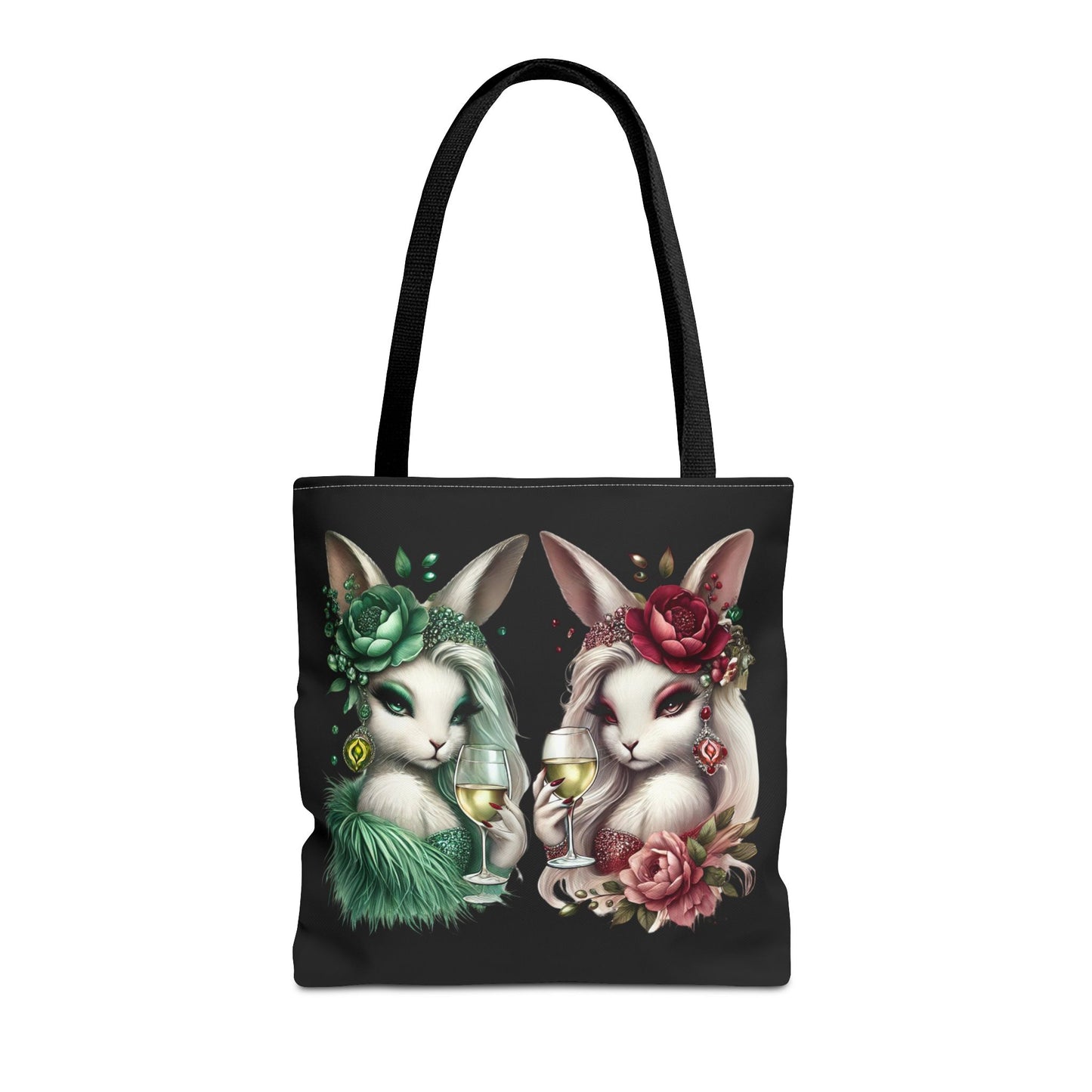 Vero Vino & Rosalie Rouge – Glam Bunny Tote Bag 🍷💅