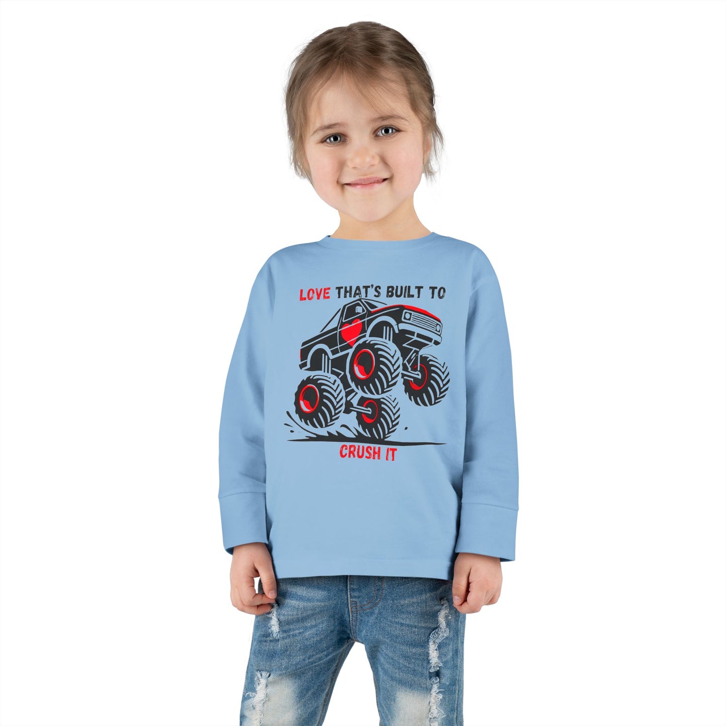 "Built to Crush It" Toddler Long Sleeve Tee