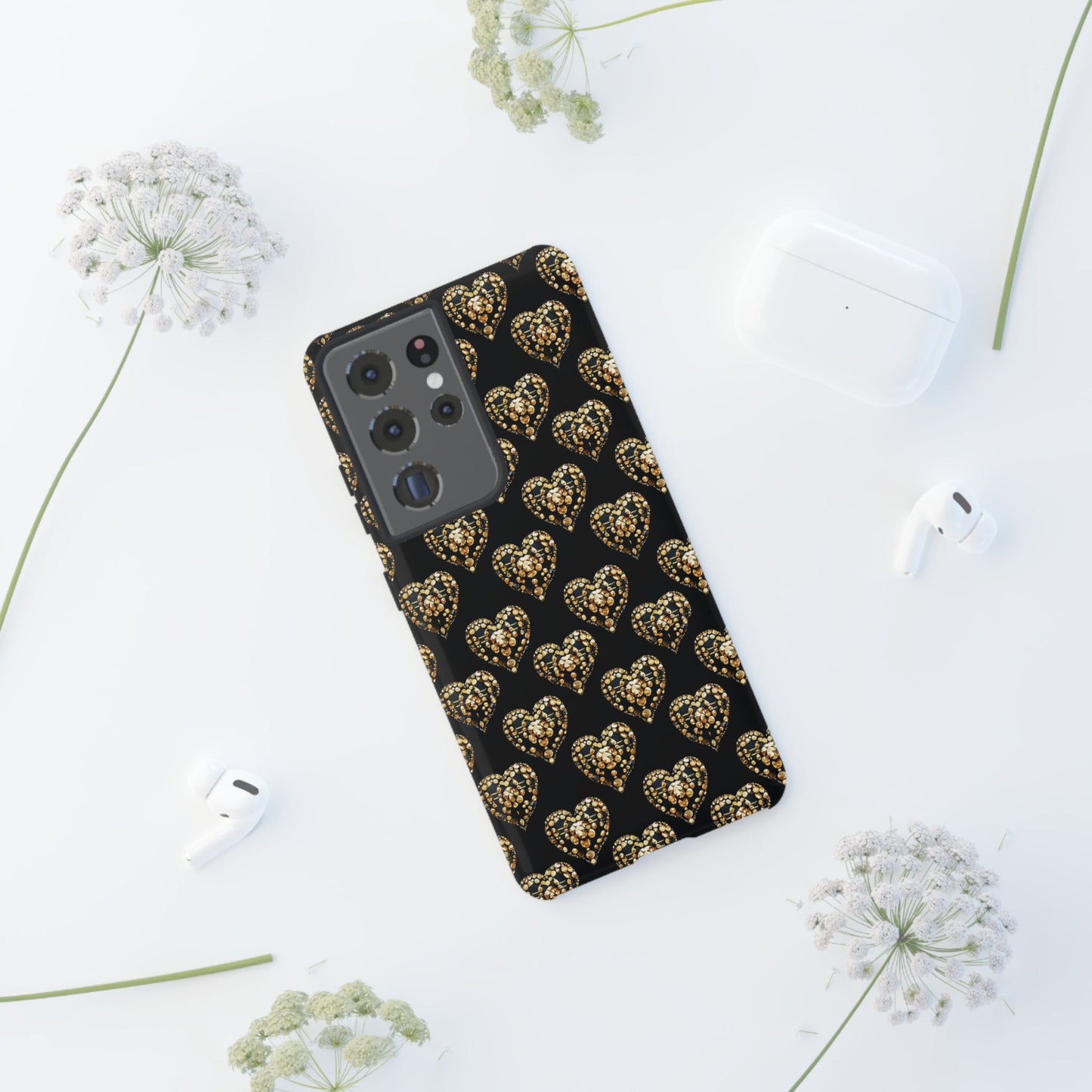 Golden Heart Luxe Phone Case