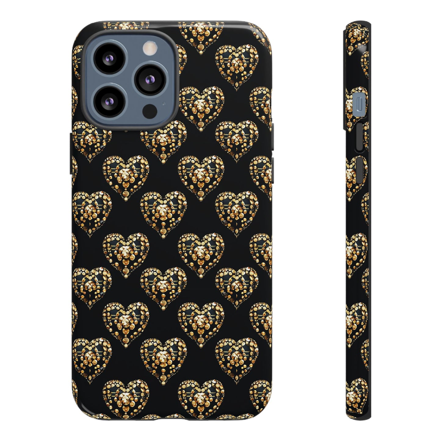 Golden Heart Luxe Phone Case