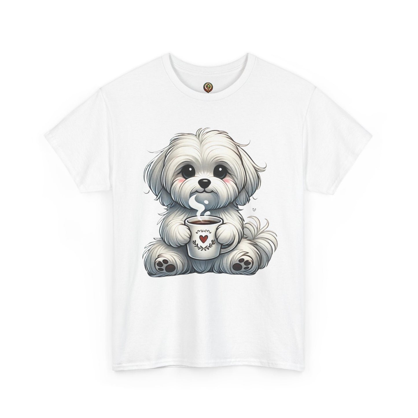 "Puppy Love Coffee Time" Unisex Tee