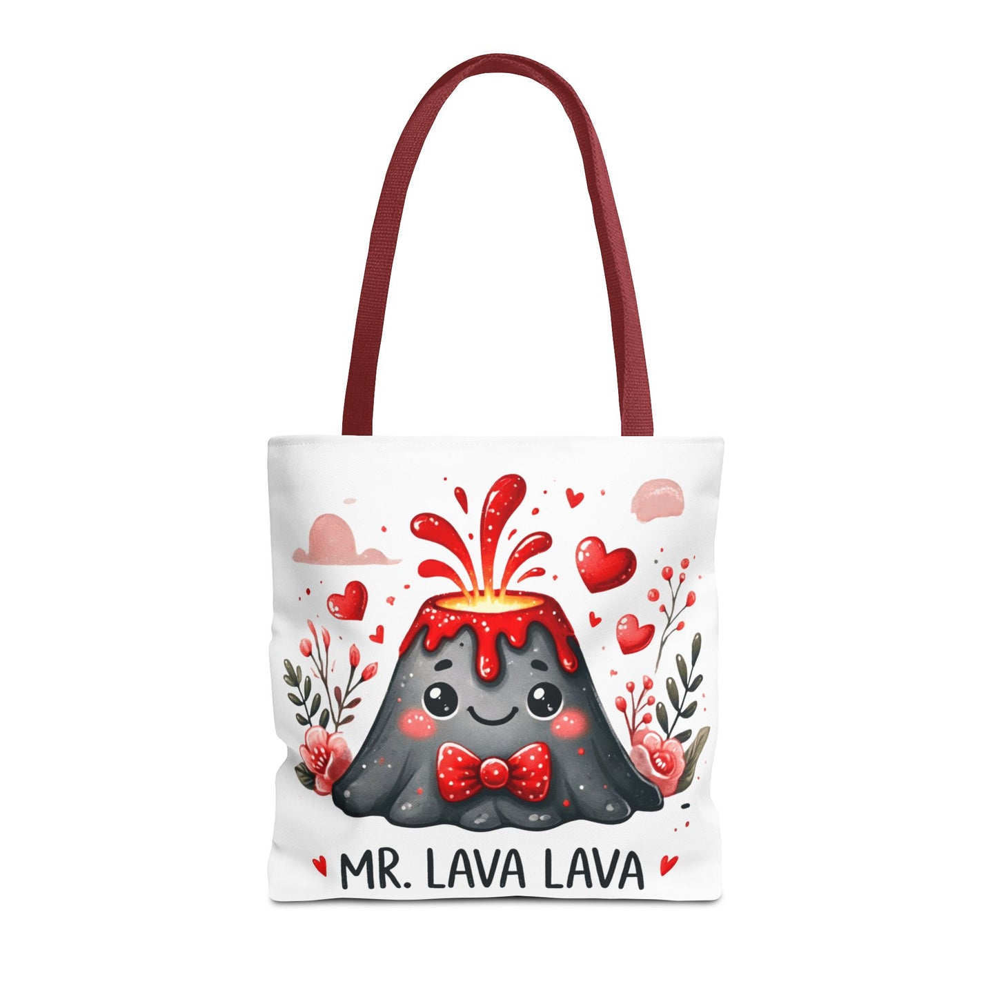 "Mr. Lava Lava Floral Charm" Tote Bag