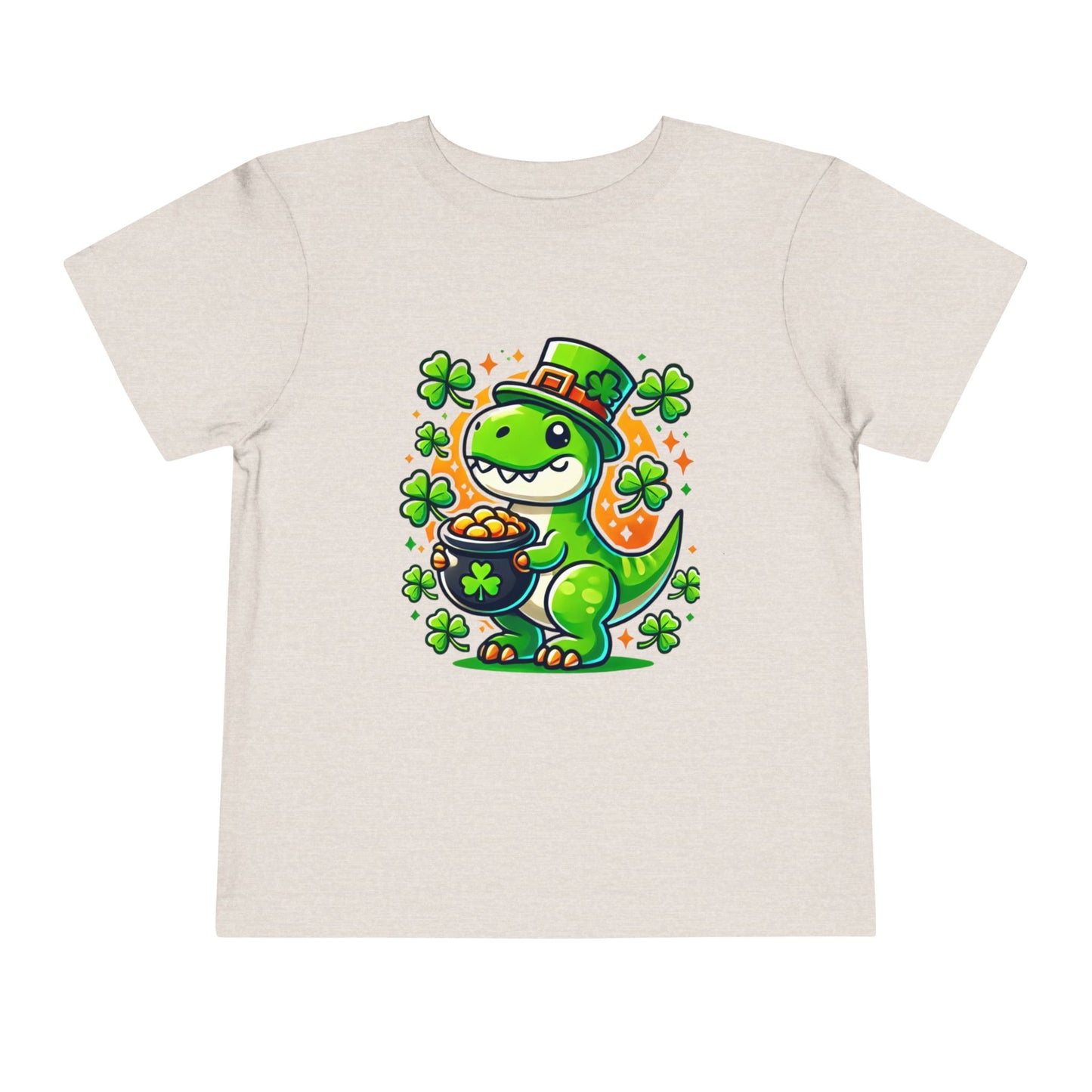 "Lucky Rex" Toddler St. Patrick’s Day Dinosaur Shirt – Cute & Comfy Tee