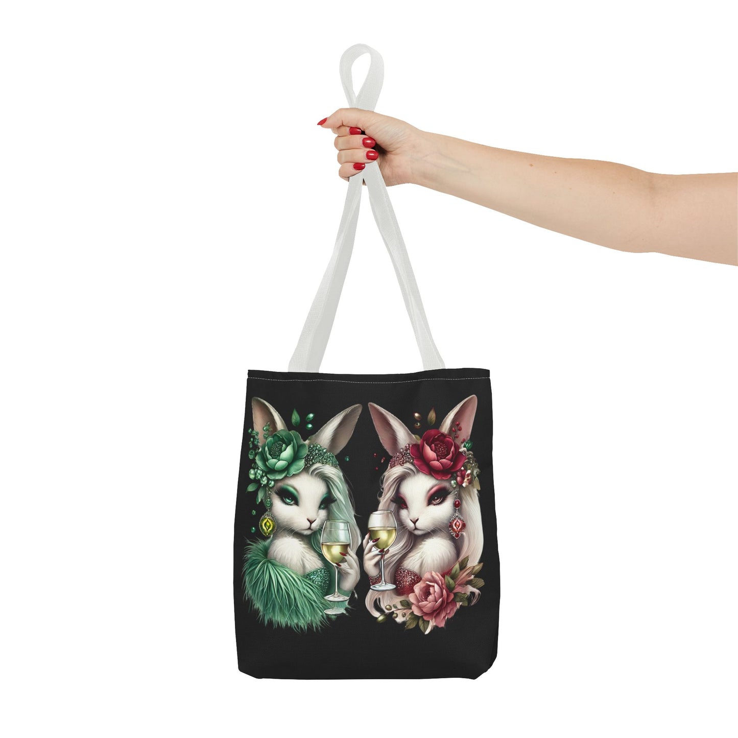Vero Vino & Rosalie Rouge – Glam Bunny Tote Bag 🍷💅