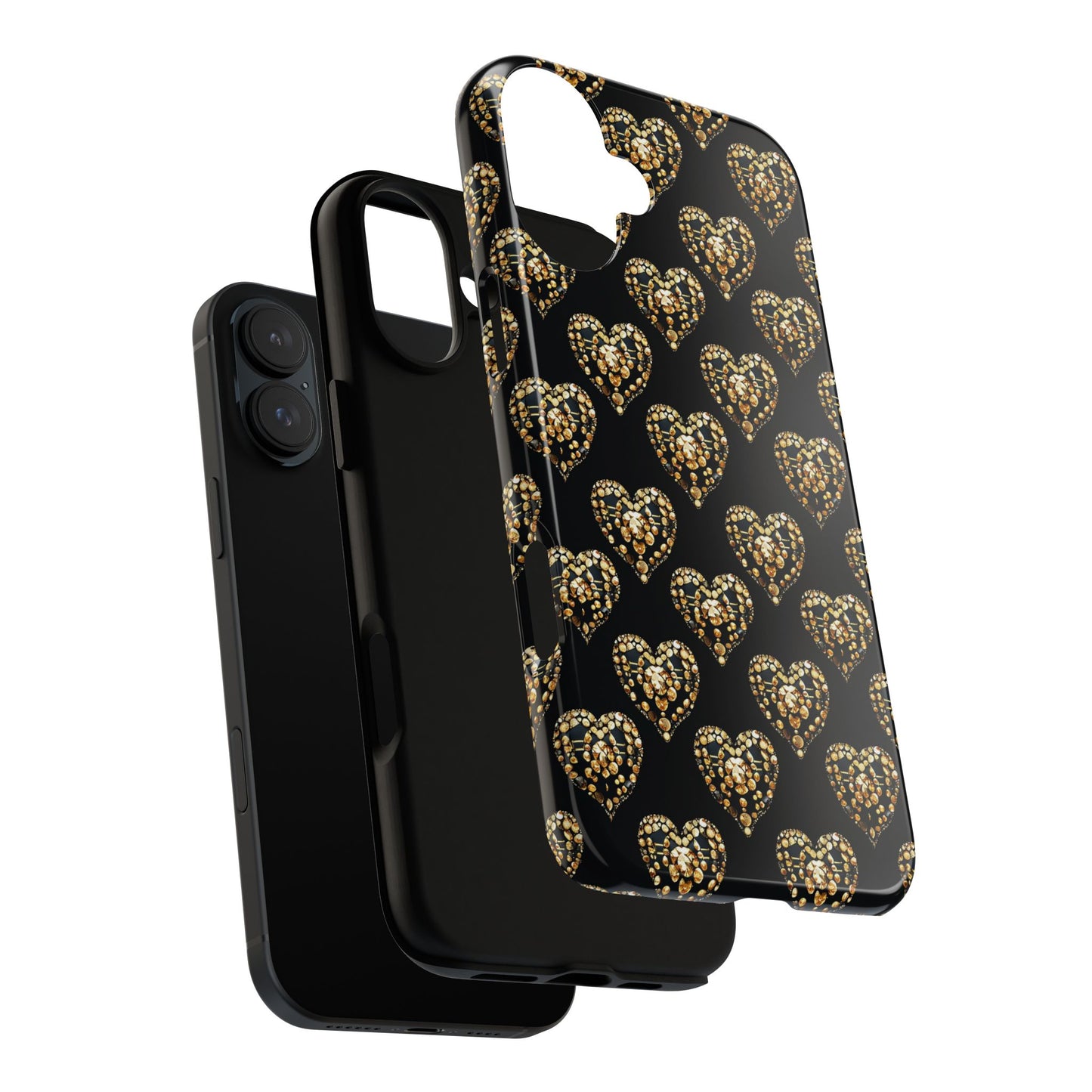Golden Heart Luxe Phone Case