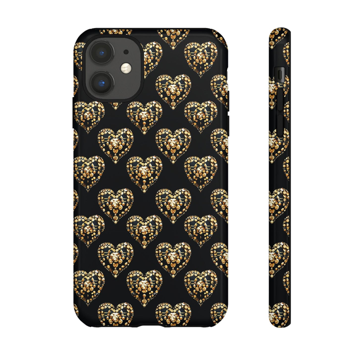 Golden Heart Luxe Phone Case