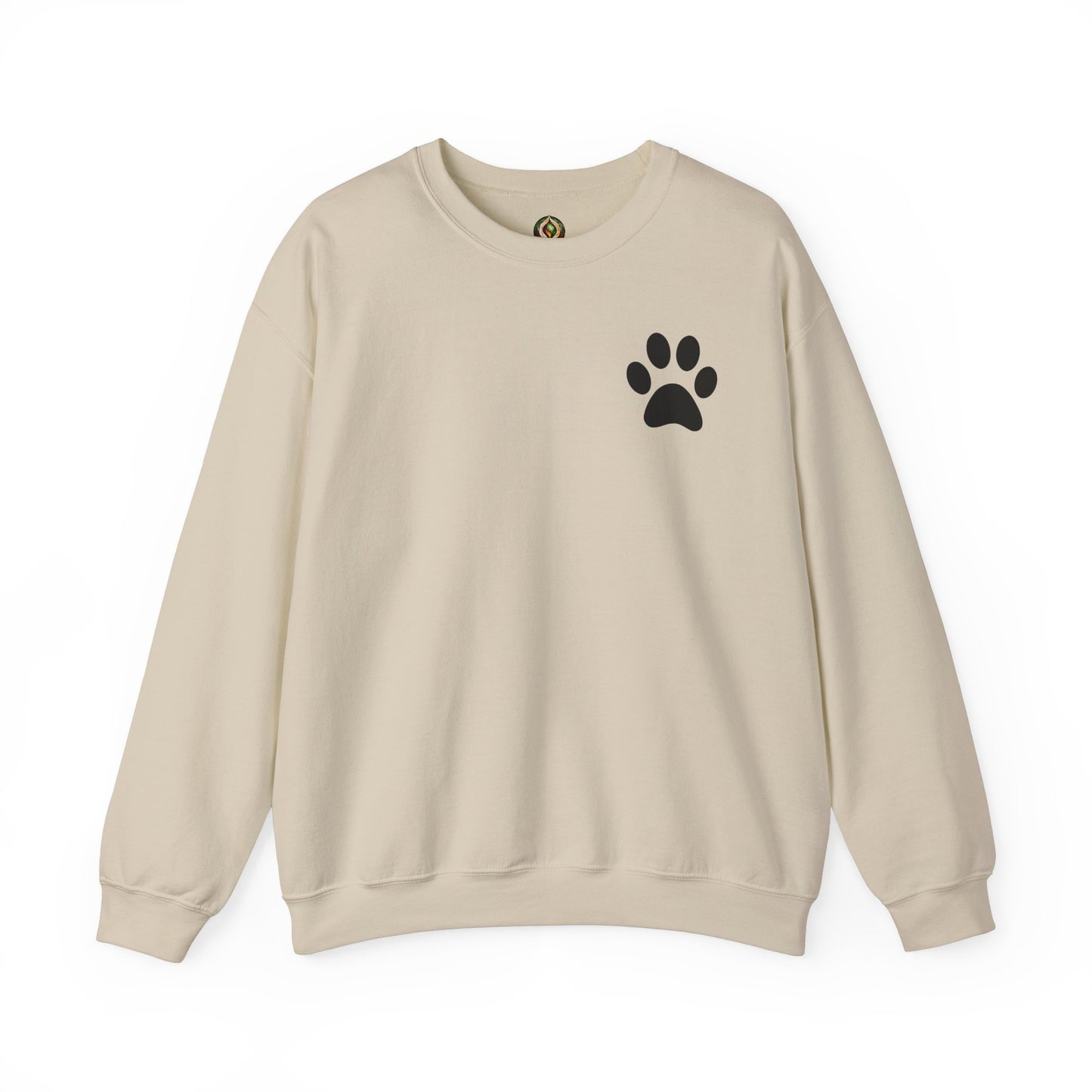 Minimalist Paw Print Crewneck Sweatshirt