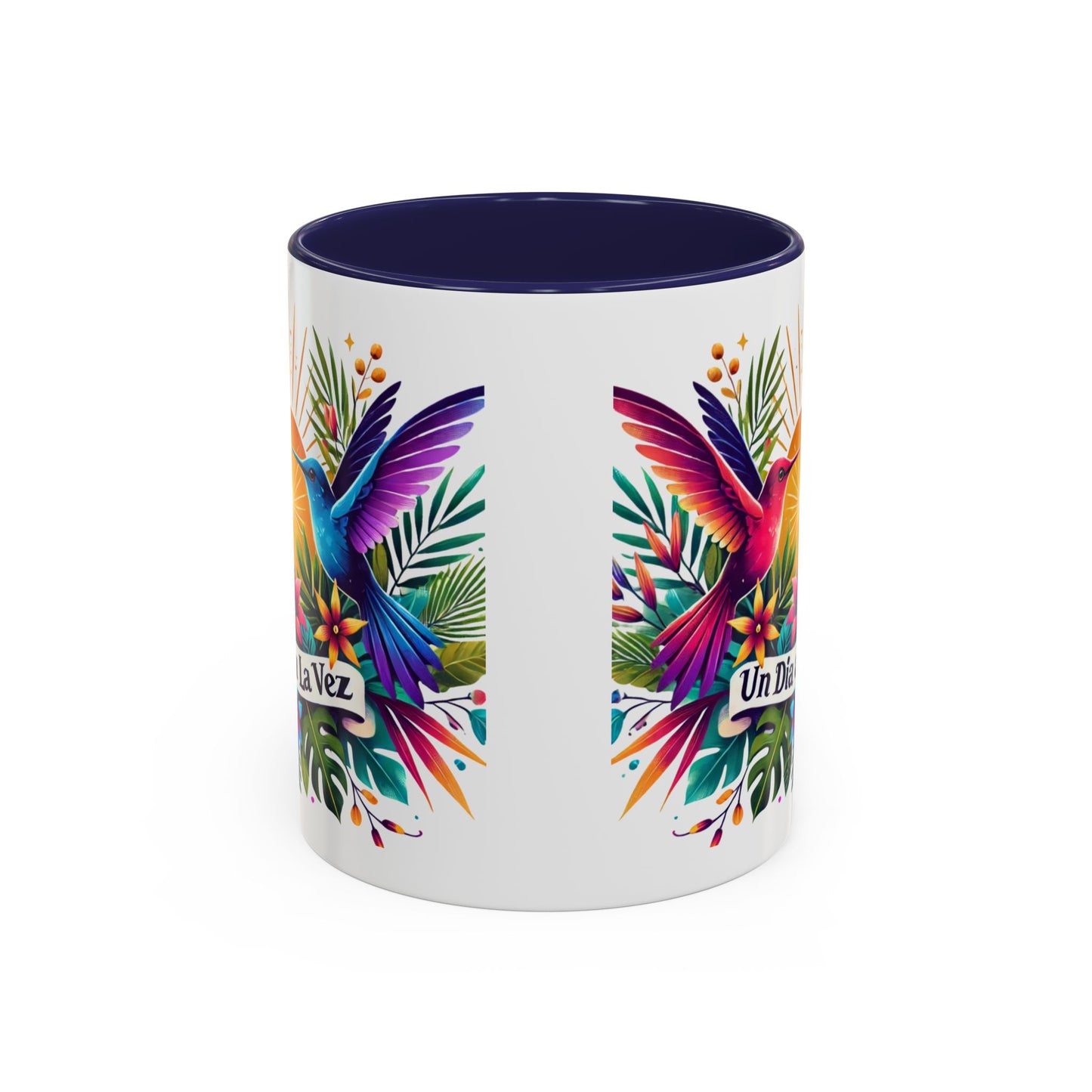 "Un Día a la Vez" Accent Coffee Mug (11oz, 15oz)