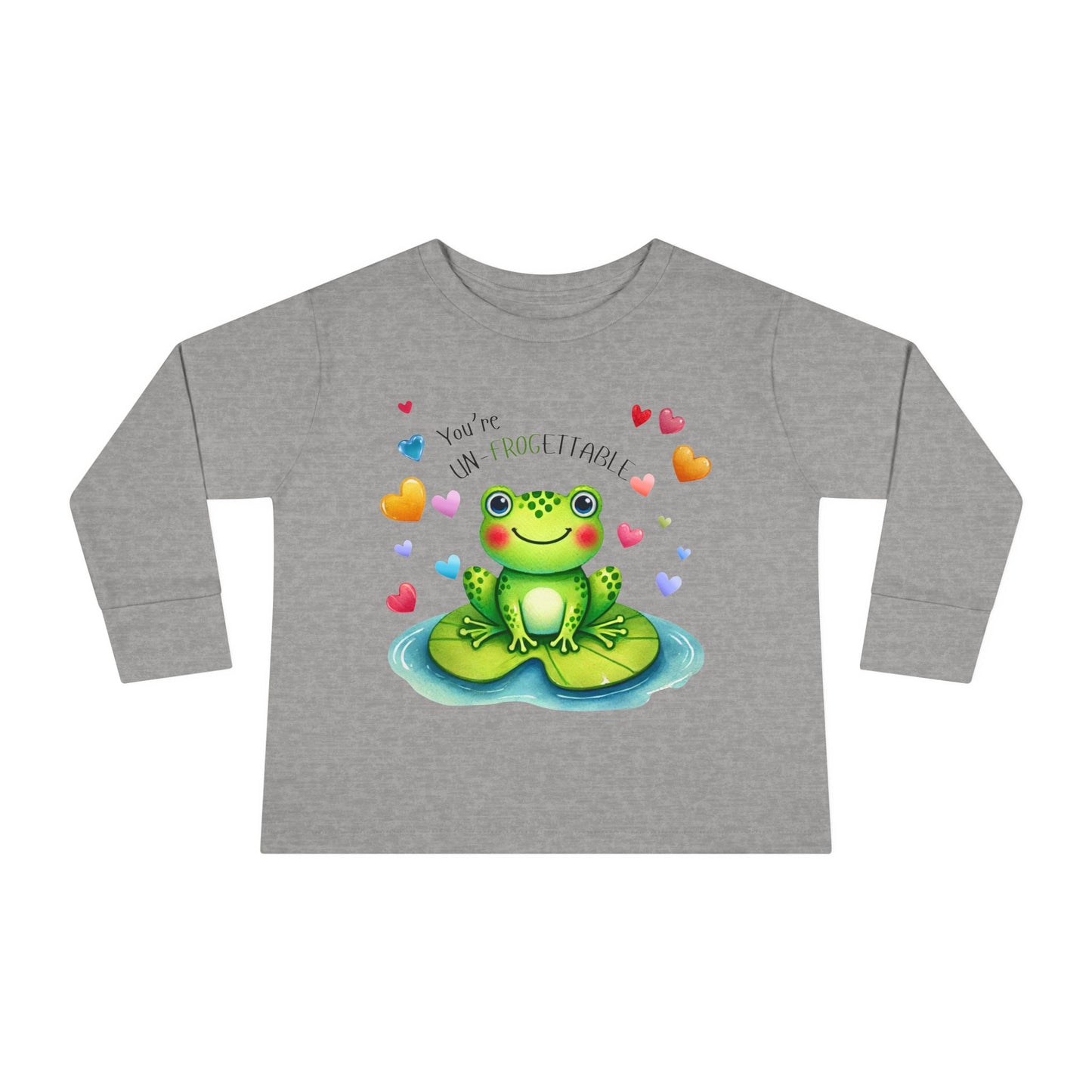 "Un-FROG-ettable" Toddler Long Sleeve Tee