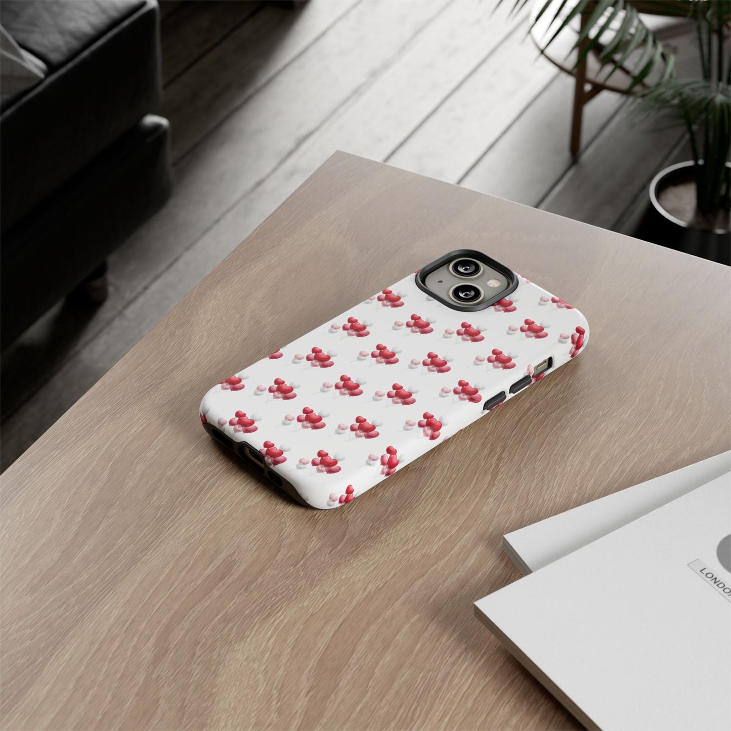 Floating Hearts Tough Phone Case