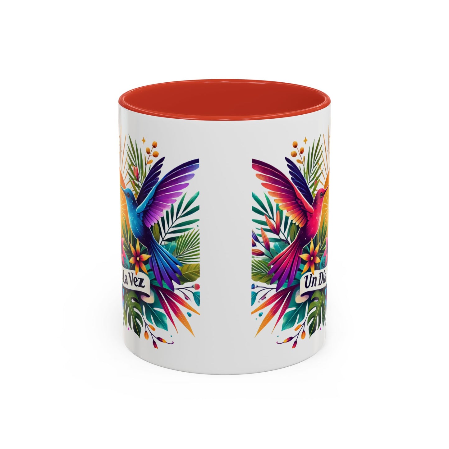 "Un Día a la Vez" Accent Coffee Mug (11oz, 15oz)