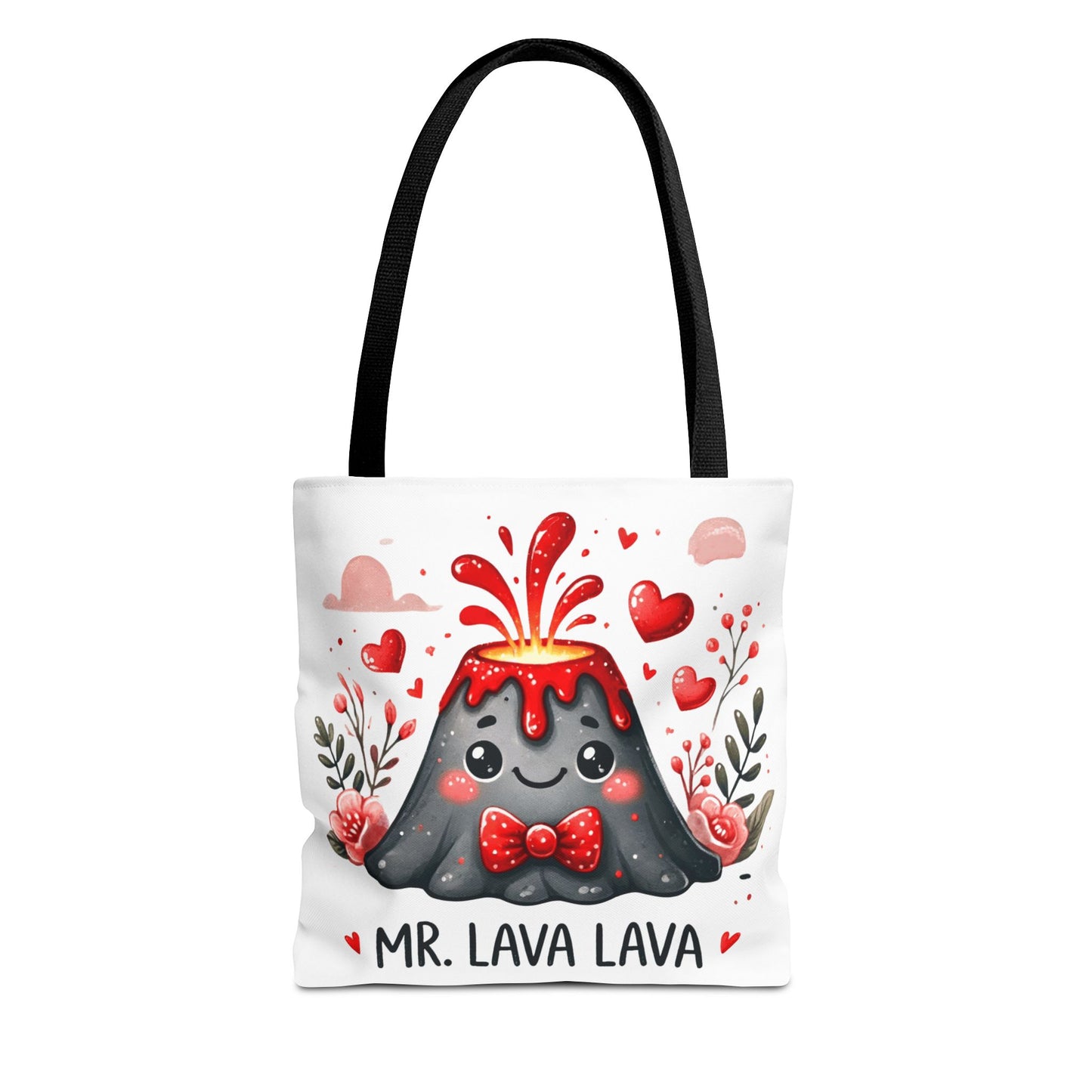 "Mr. Lava Lava Floral Charm" Tote Bag