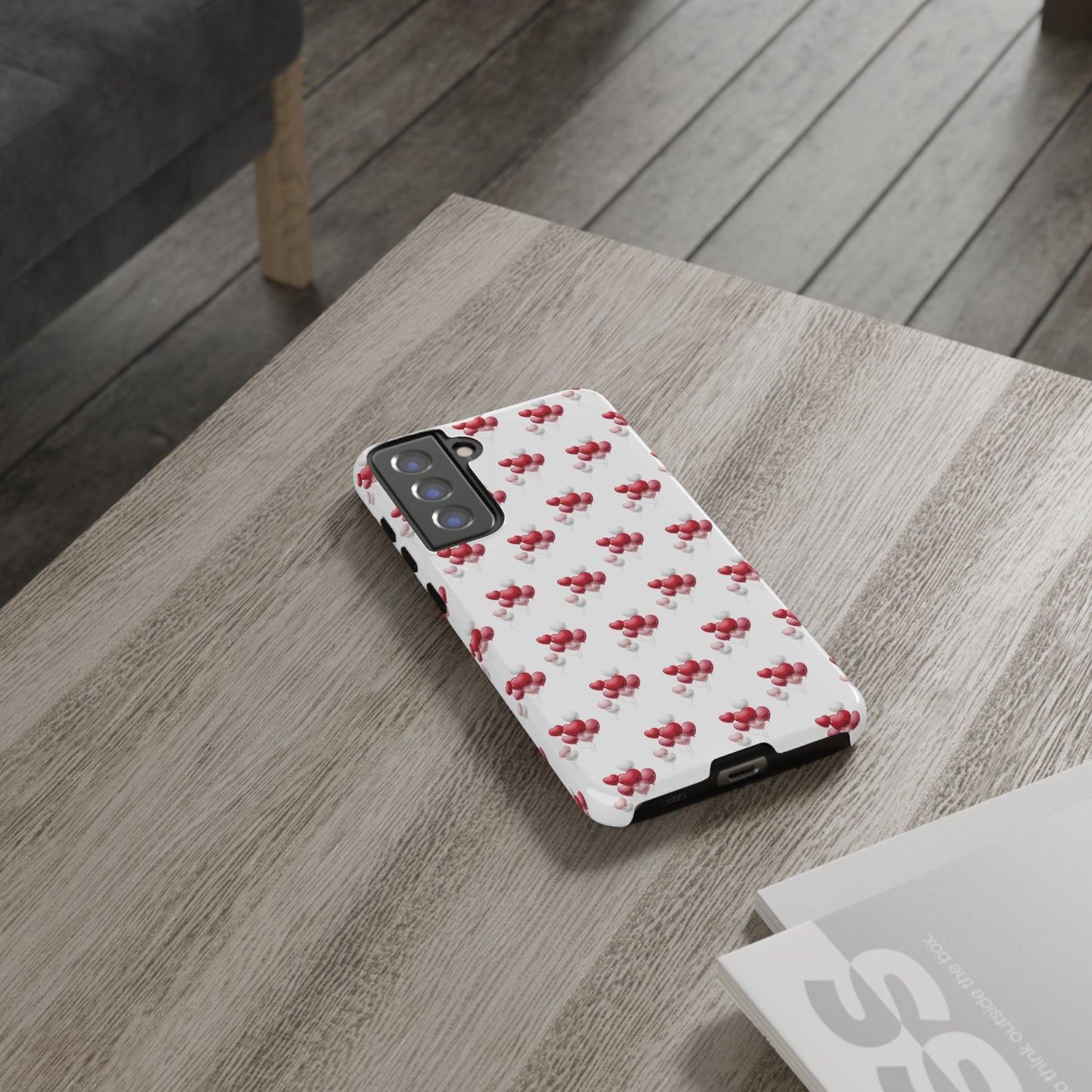 Floating Hearts Tough Phone Case
