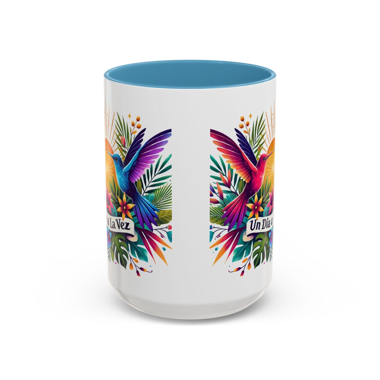 "Un Día a la Vez" Accent Coffee Mug (11oz, 15oz)