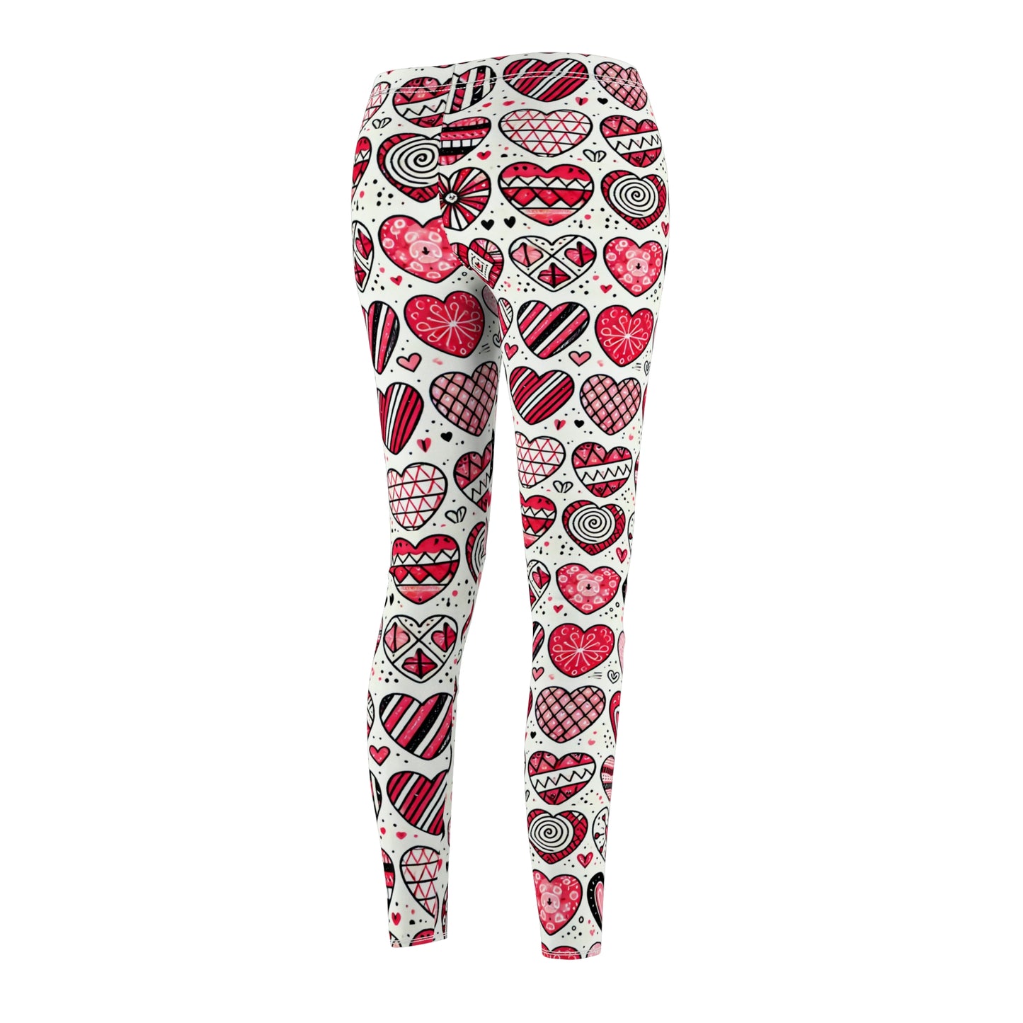 "Heart to Heart" Patterned Leggings