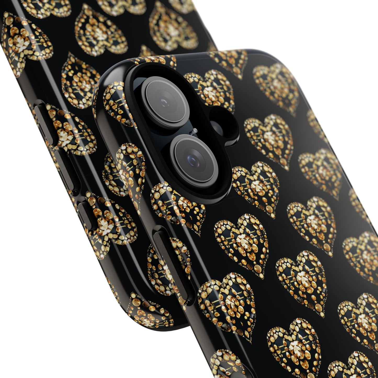 Golden Heart Luxe Phone Case