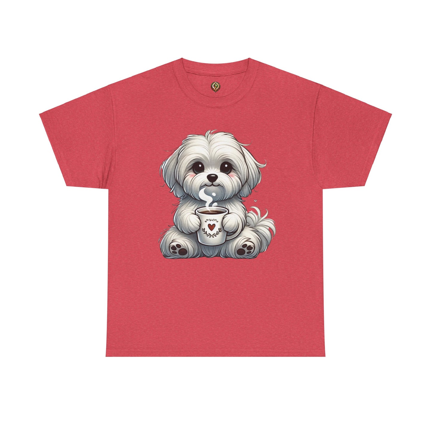"Puppy Love Coffee Time" Unisex Tee
