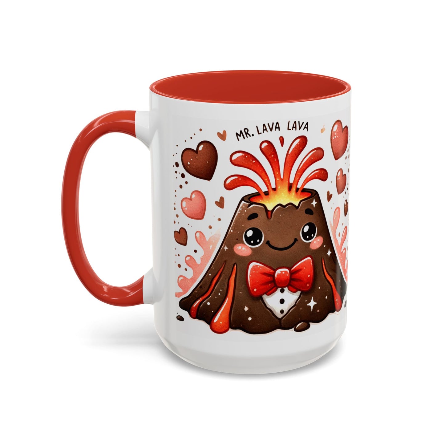 "Mr. Lava Lava in a Tux" Accent Mug (11oz, 15oz)