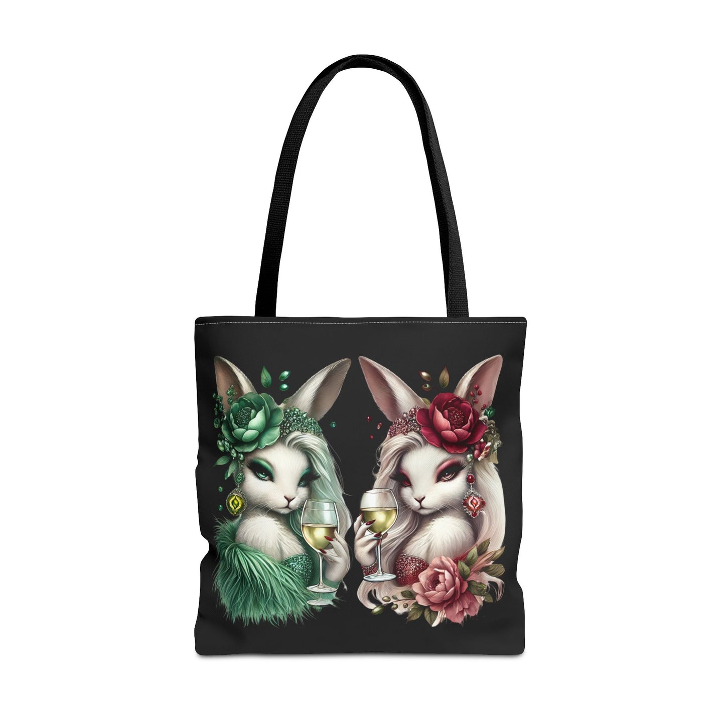 Vero Vino & Rosalie Rouge – Glam Bunny Tote Bag 🍷💅