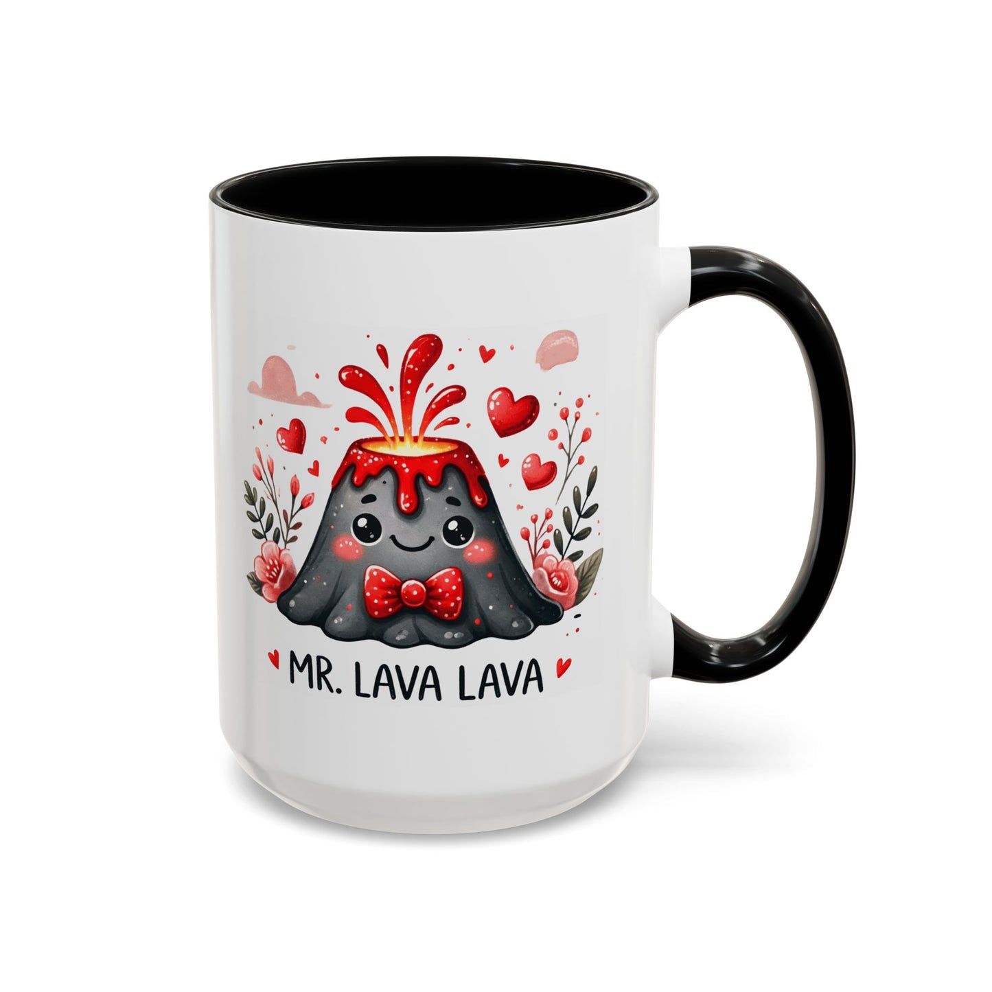 "Mr. Lava Lava Floral Charm" Accent Mug (11oz, 15oz)