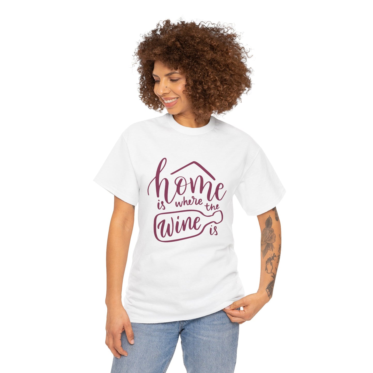 "Home Is Where the Wine Is" Unisex Tee