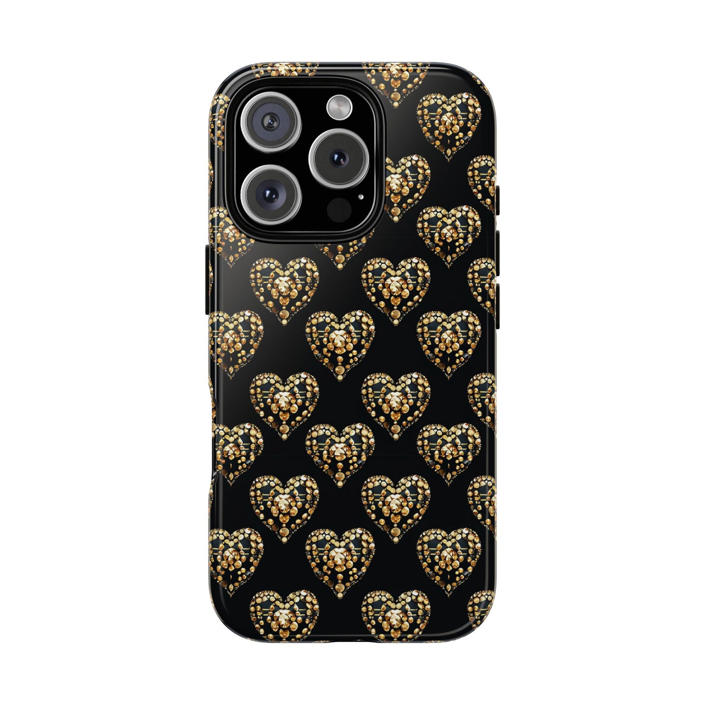 Golden Heart Luxe Phone Case