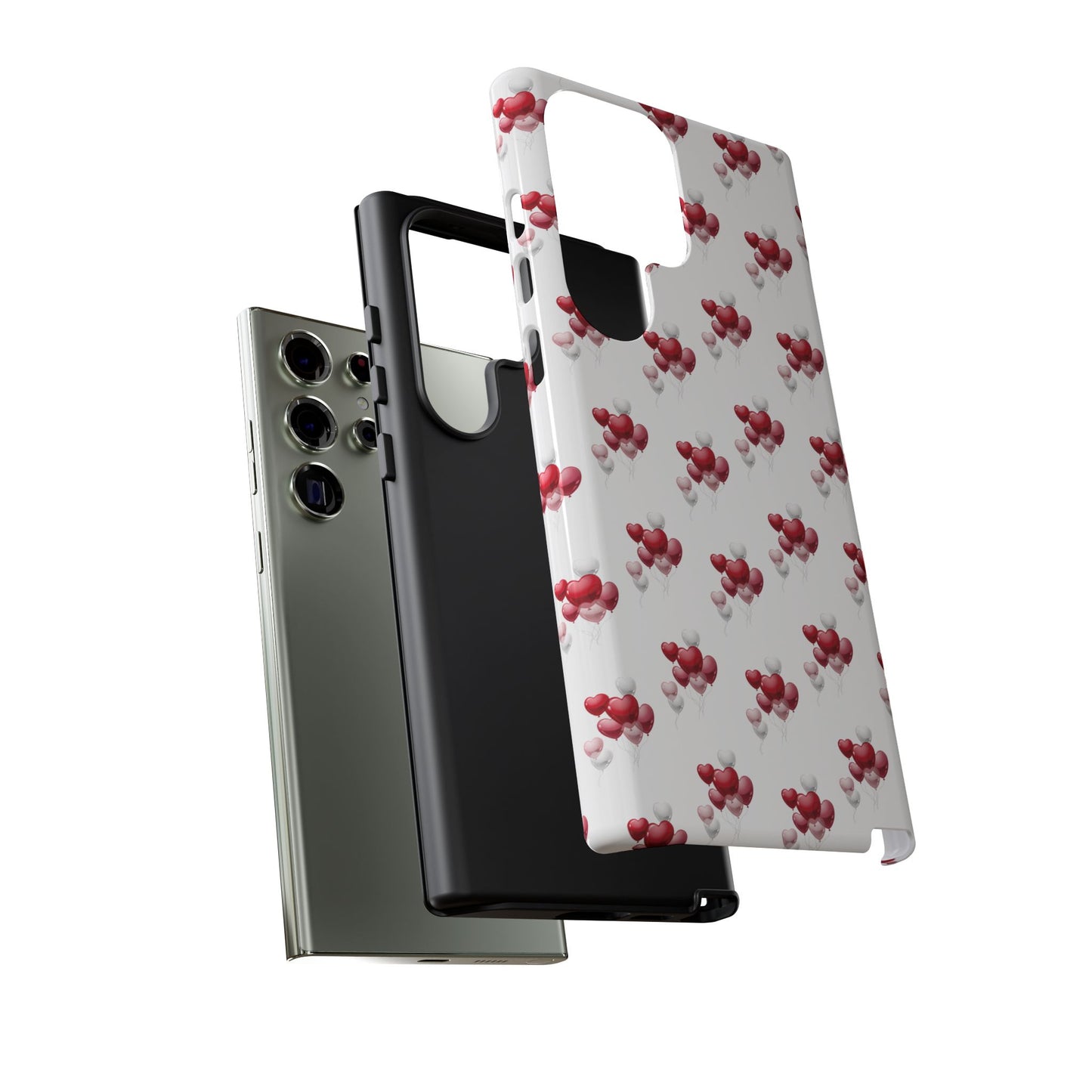 Floating Hearts Tough Phone Case